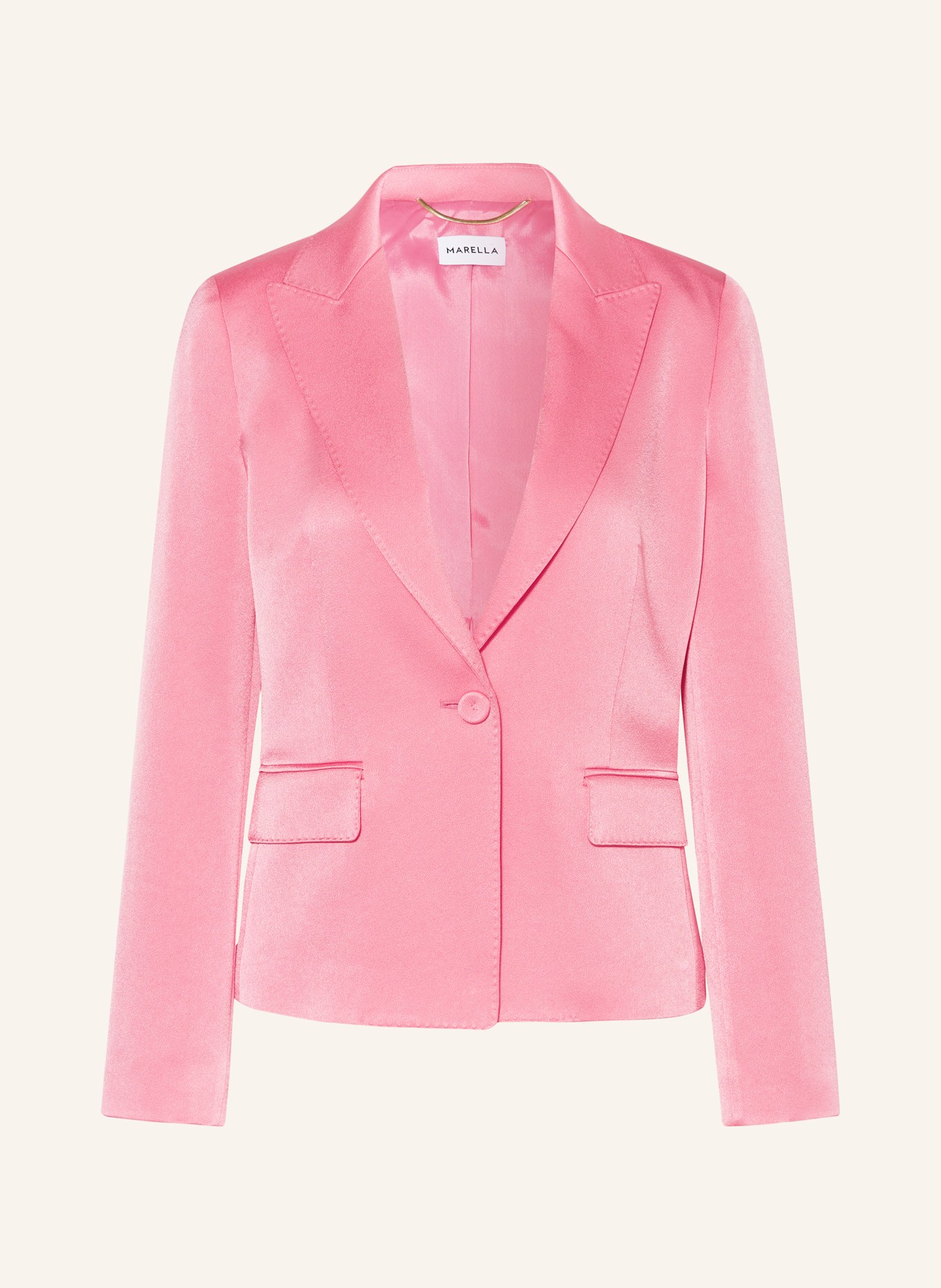 MARELLA Satin blazer DANTE, Color: NEON PINK (Image 1)