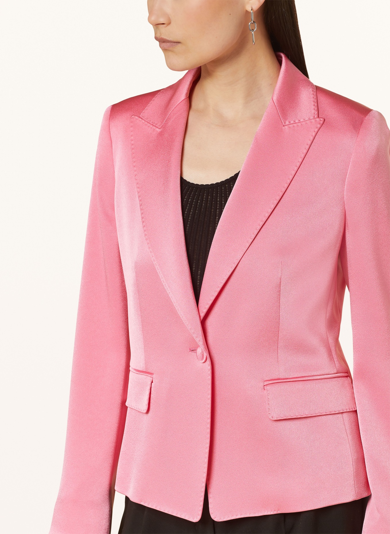 MARELLA Satin blazer DANTE, Color: NEON PINK (Image 4)