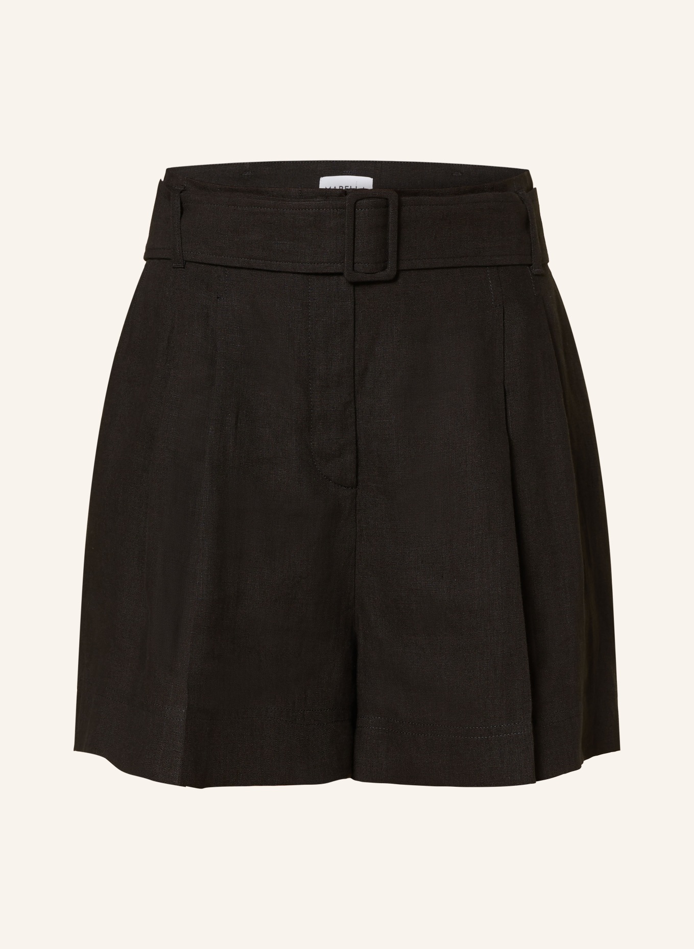 MARELLA Linen shorts PANAMA, Color: BLACK (Image 1)