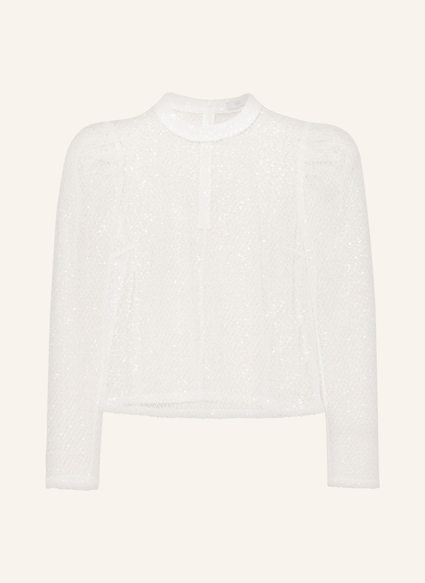 RIANI Shirt blouse with sequins, Color: WHITE (Image 1)