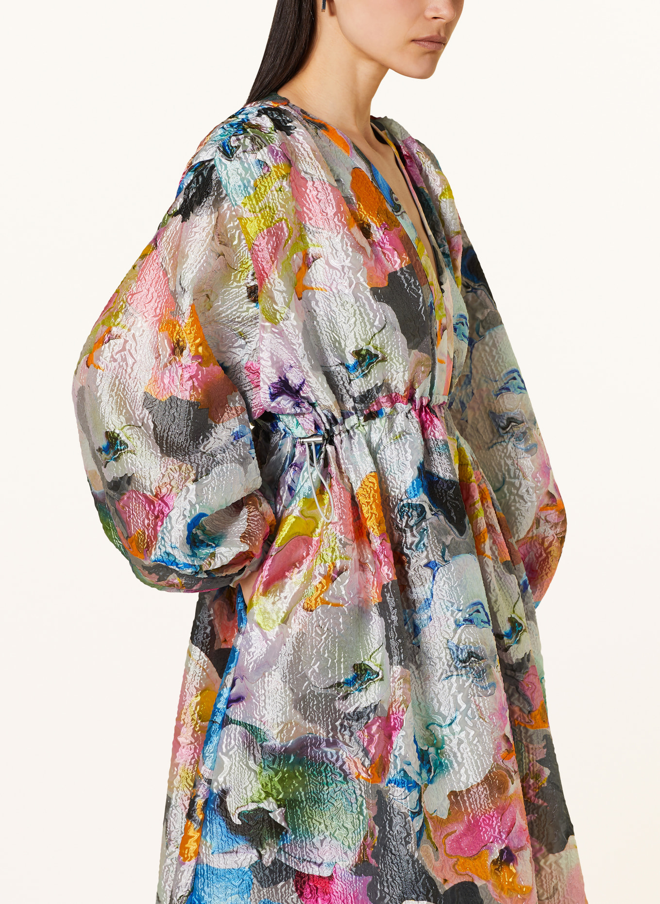 STINE GOYA Kleid VEROMA, Farbe: BLAU/ PINK/ GELB (Bild 4)