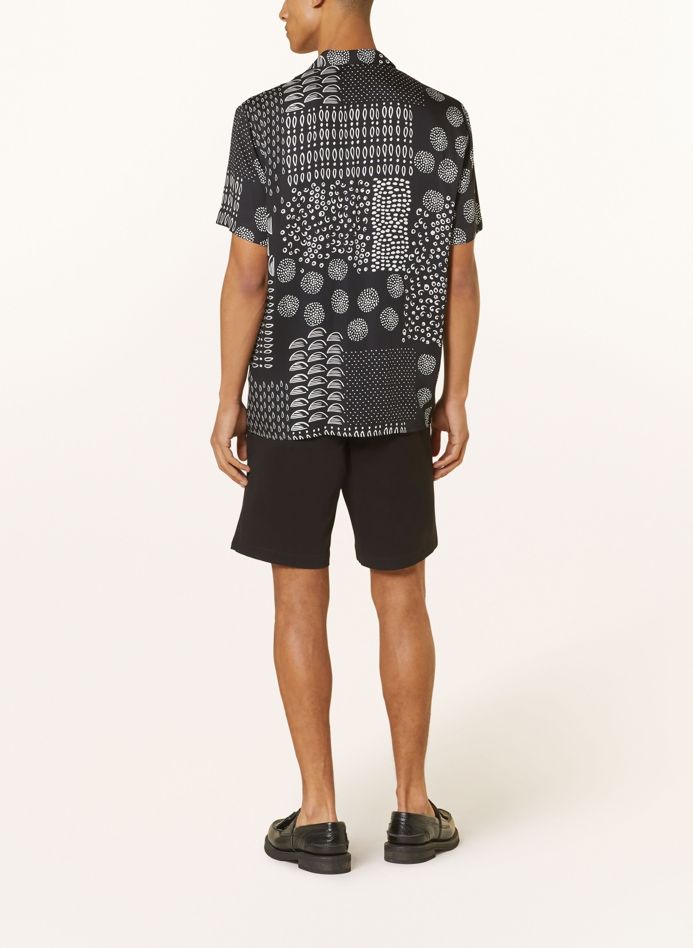 BALDESSARINI Resort shirt EASY regular fit, Color: BLACK/ WHITE (Image 3)