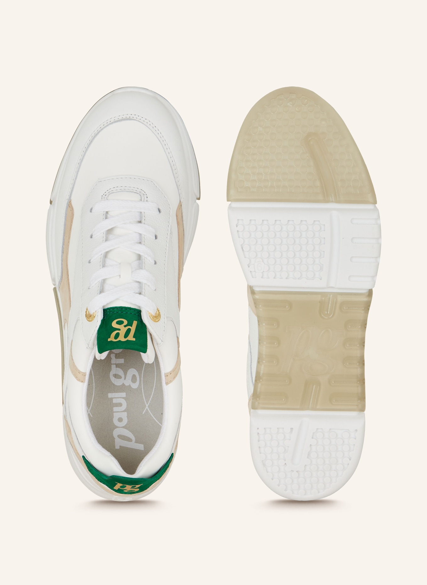 paul green Sneakers, Color: WHITE/ BEIGE (Image 5)
