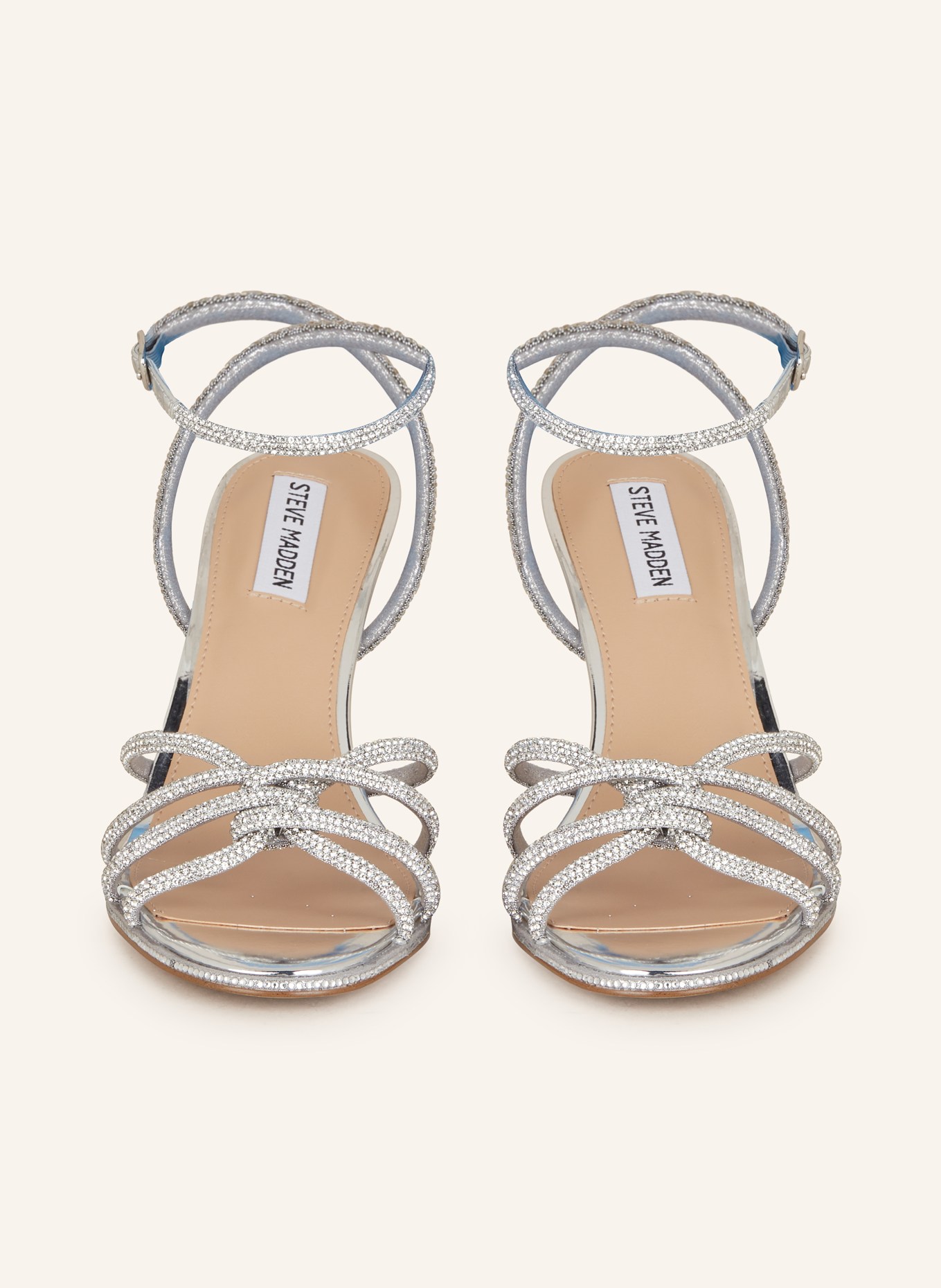 STEVE MADDEN Sandals KAILYN with decorative gems, Color: SILVER (Image 3)