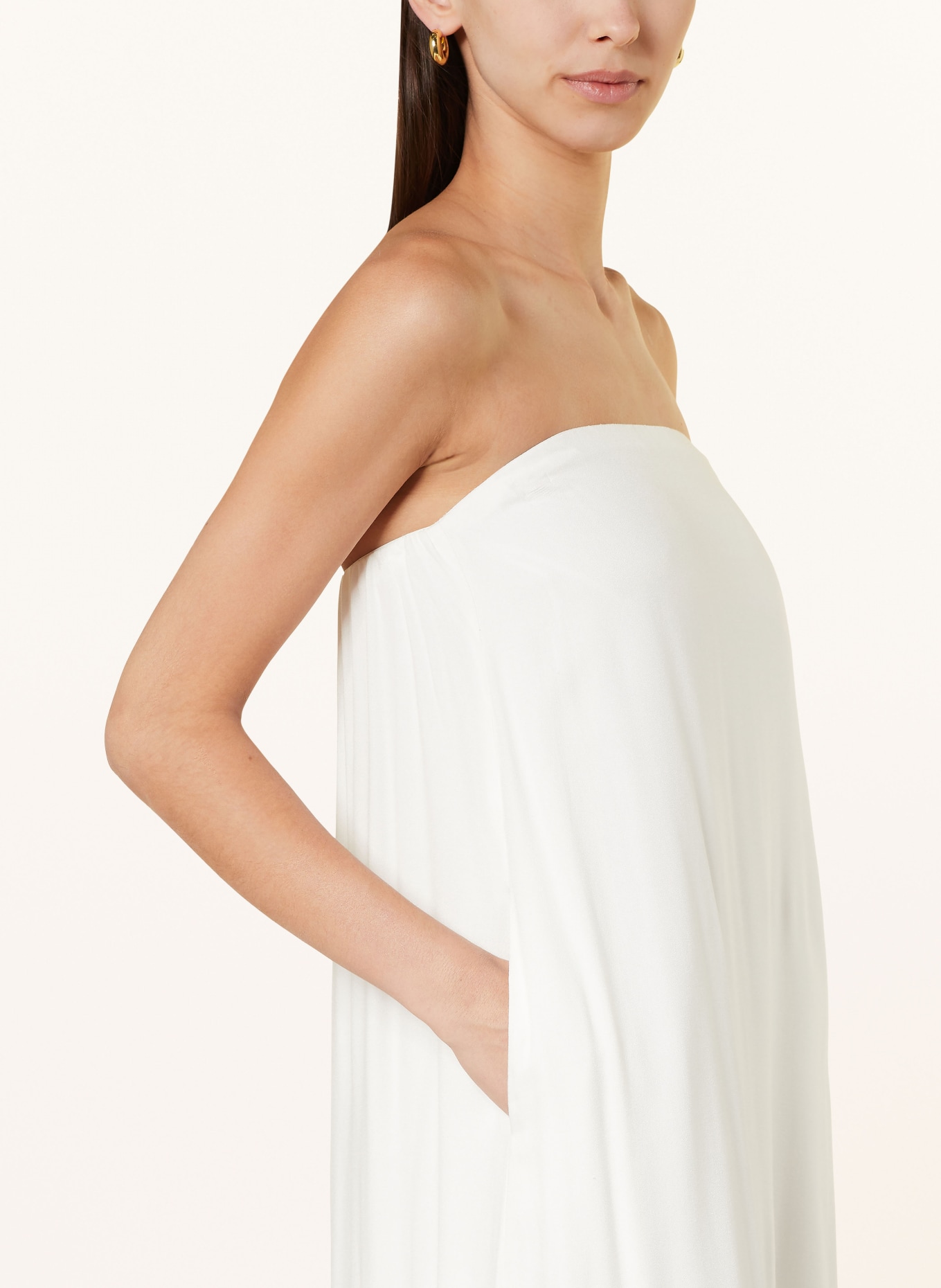 ENVELOPE 1976 Off-shoulder dress ESMORIZ, Color: ECRU (Image 4)