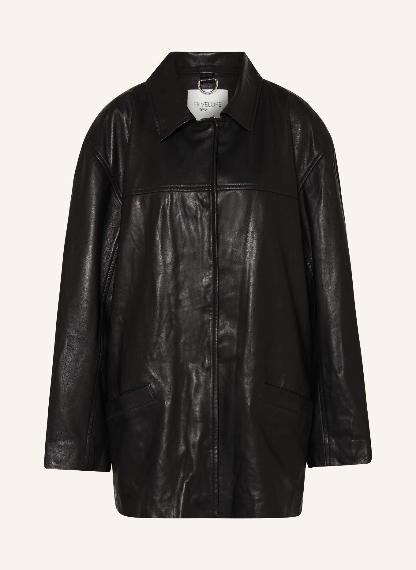 ENVELOPE 1976 Leather jacket BODHI, Color: BLACK (Image 1)
