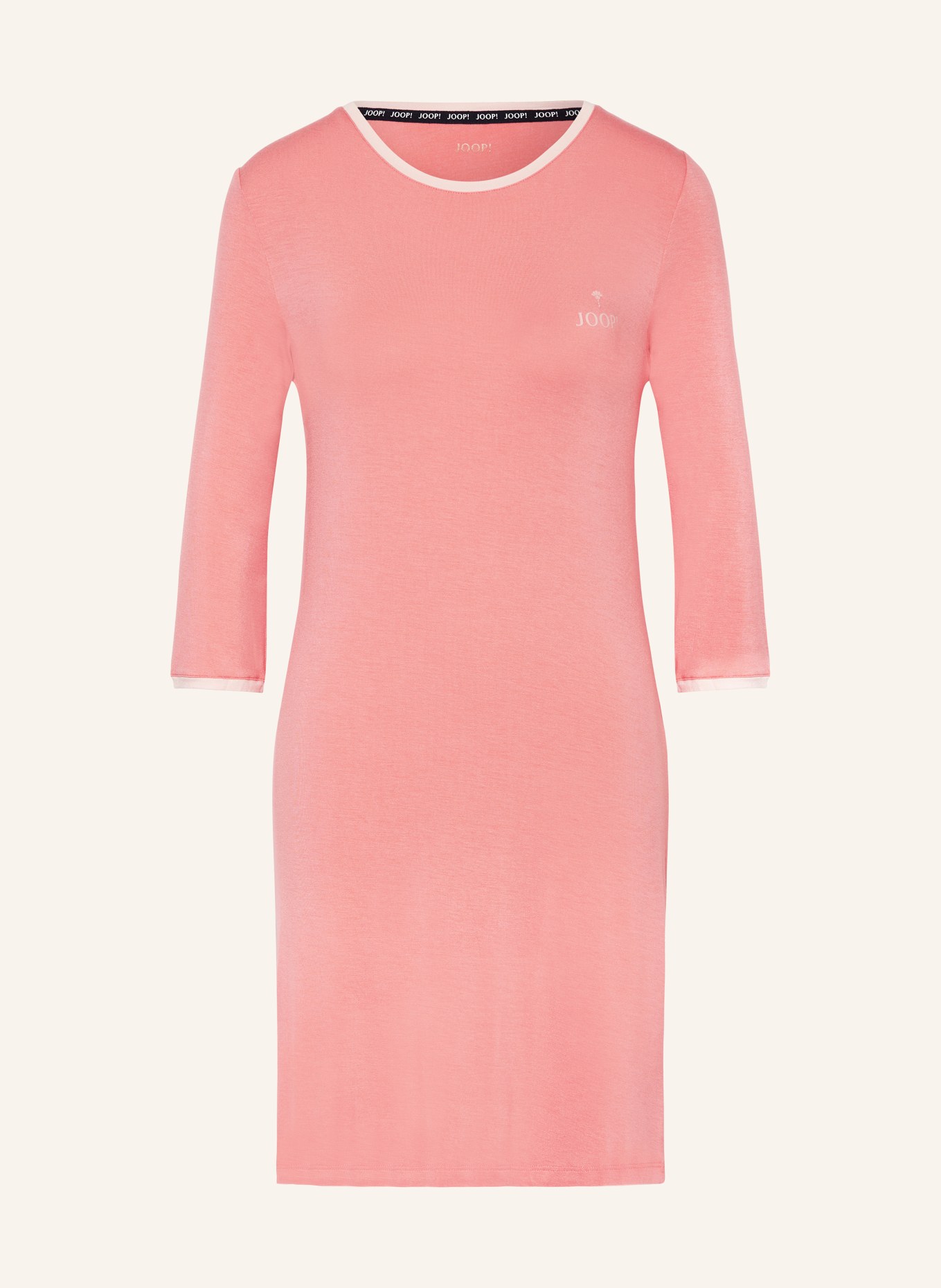 JOOP! Nightgown with 3/4 sleeves, Color: SALMON (Image 1)