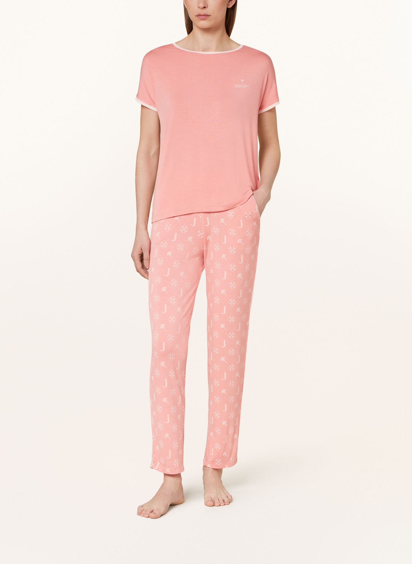 JOOP! Pajama pants, Color: SALMON/ LIGHT PINK (Image 2)