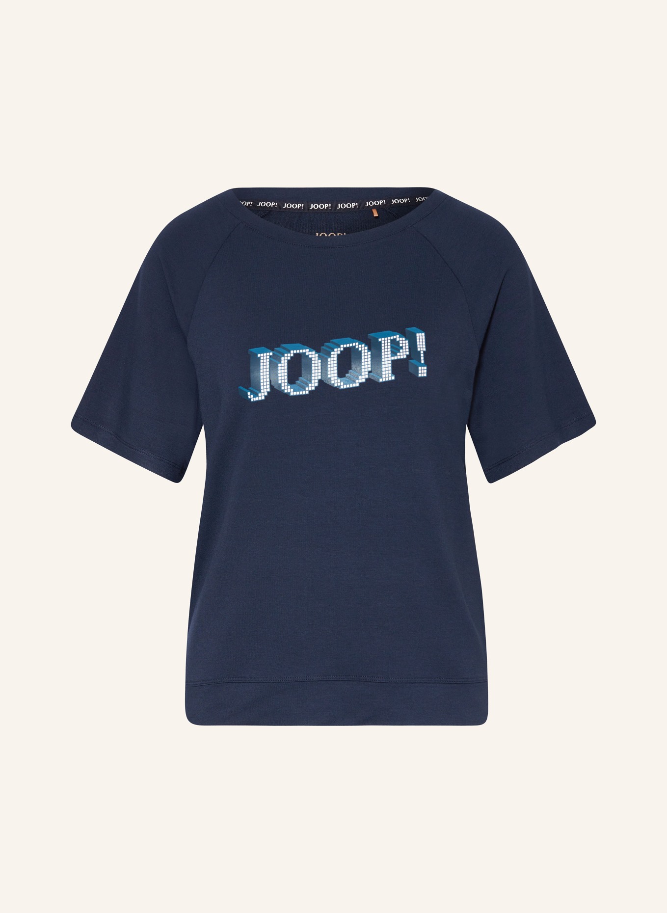JOOP! Pajama shirt, Color: DARK BLUE/ WHITE/ TEAL (Image 1)