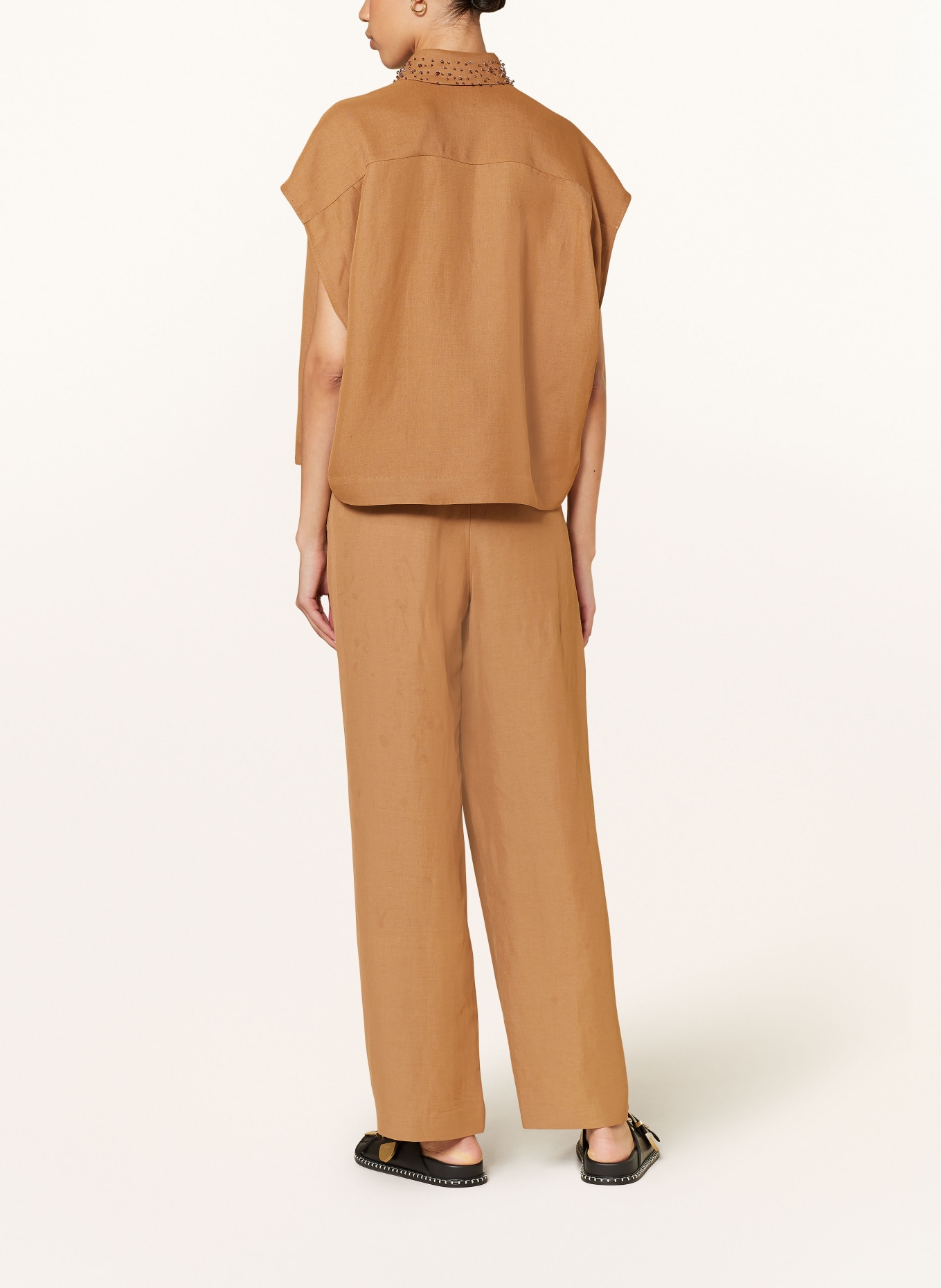 FABIANA FILIPPI Trousers, Color: BEIGE (Image 3)