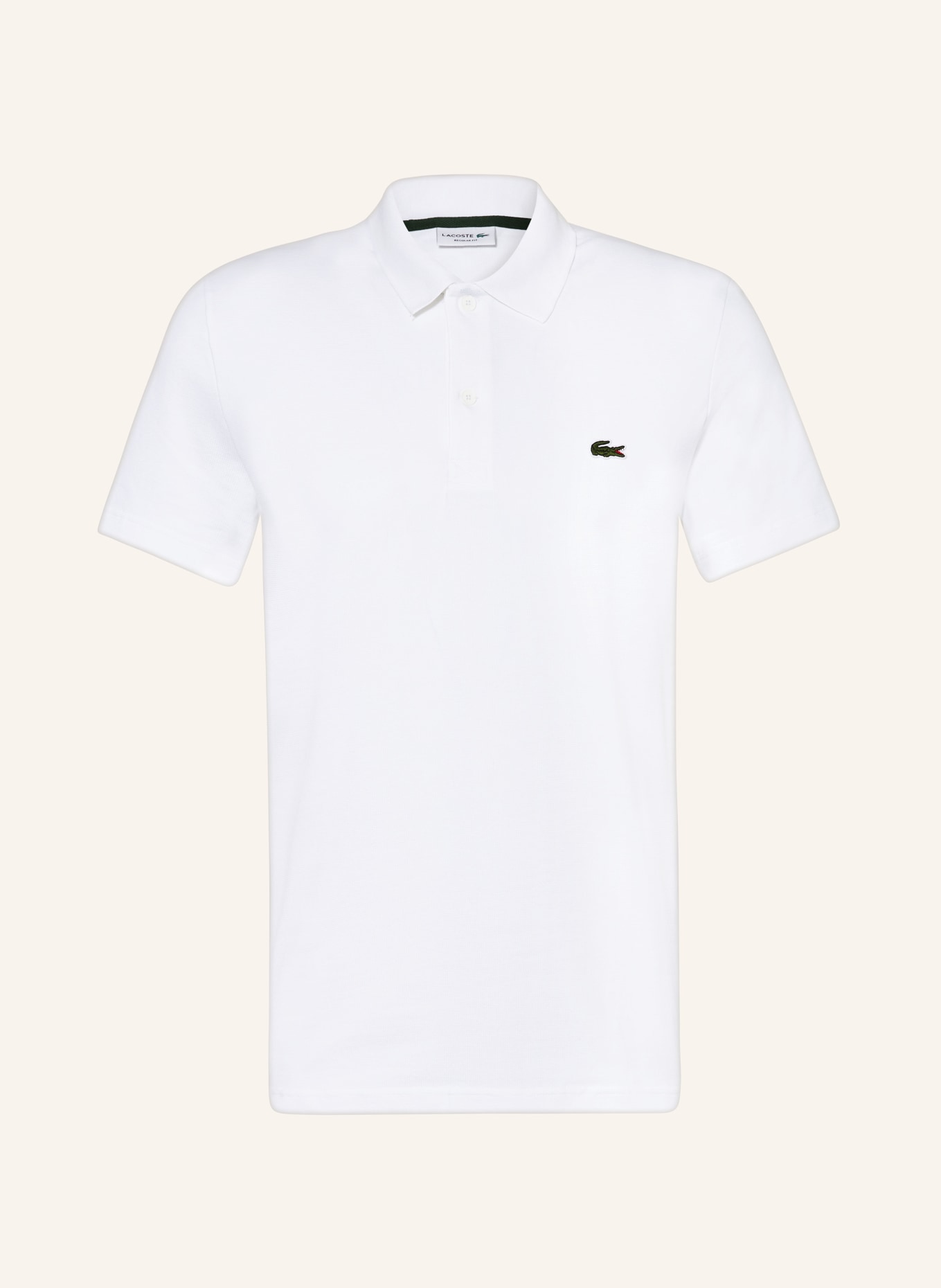 LACOSTE Piqué-Poloshirt Regular Fit, Farbe: WEISS (Bild 1)