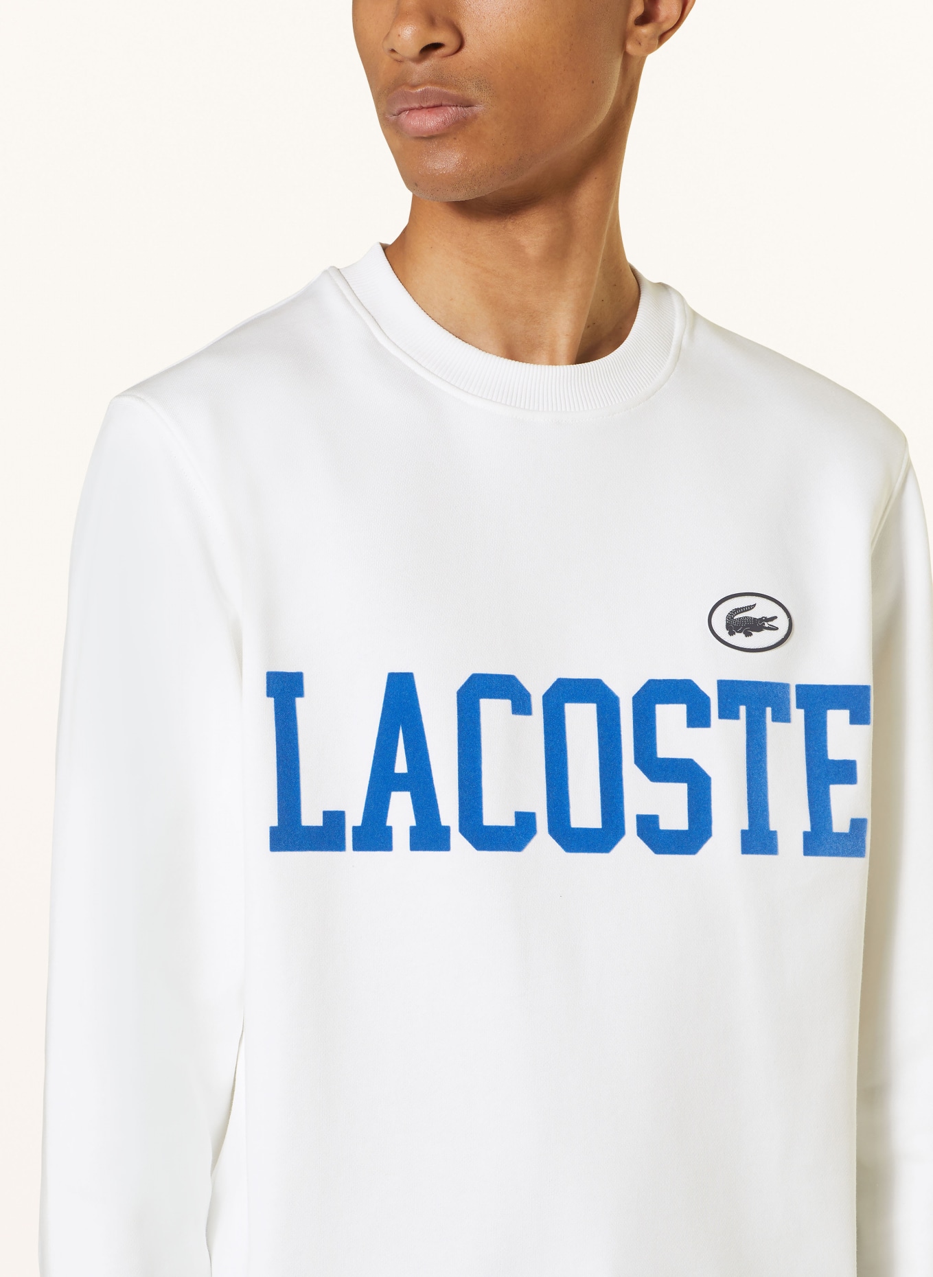 LACOSTE Sweatshirt, Farbe: WEISS/ BLAU (Bild 4)