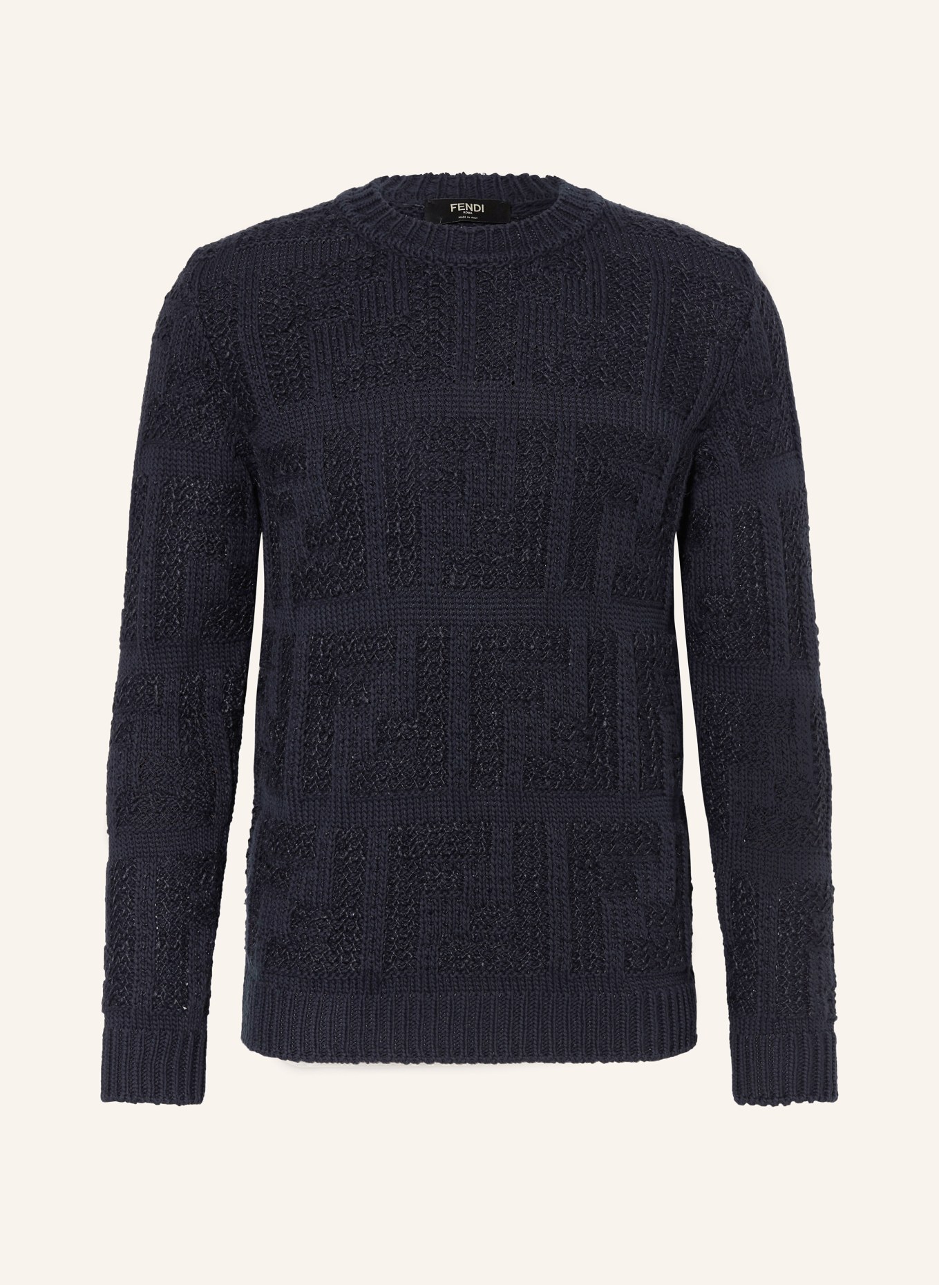 FENDI Sweater, Color: DARK BLUE (Image 1)