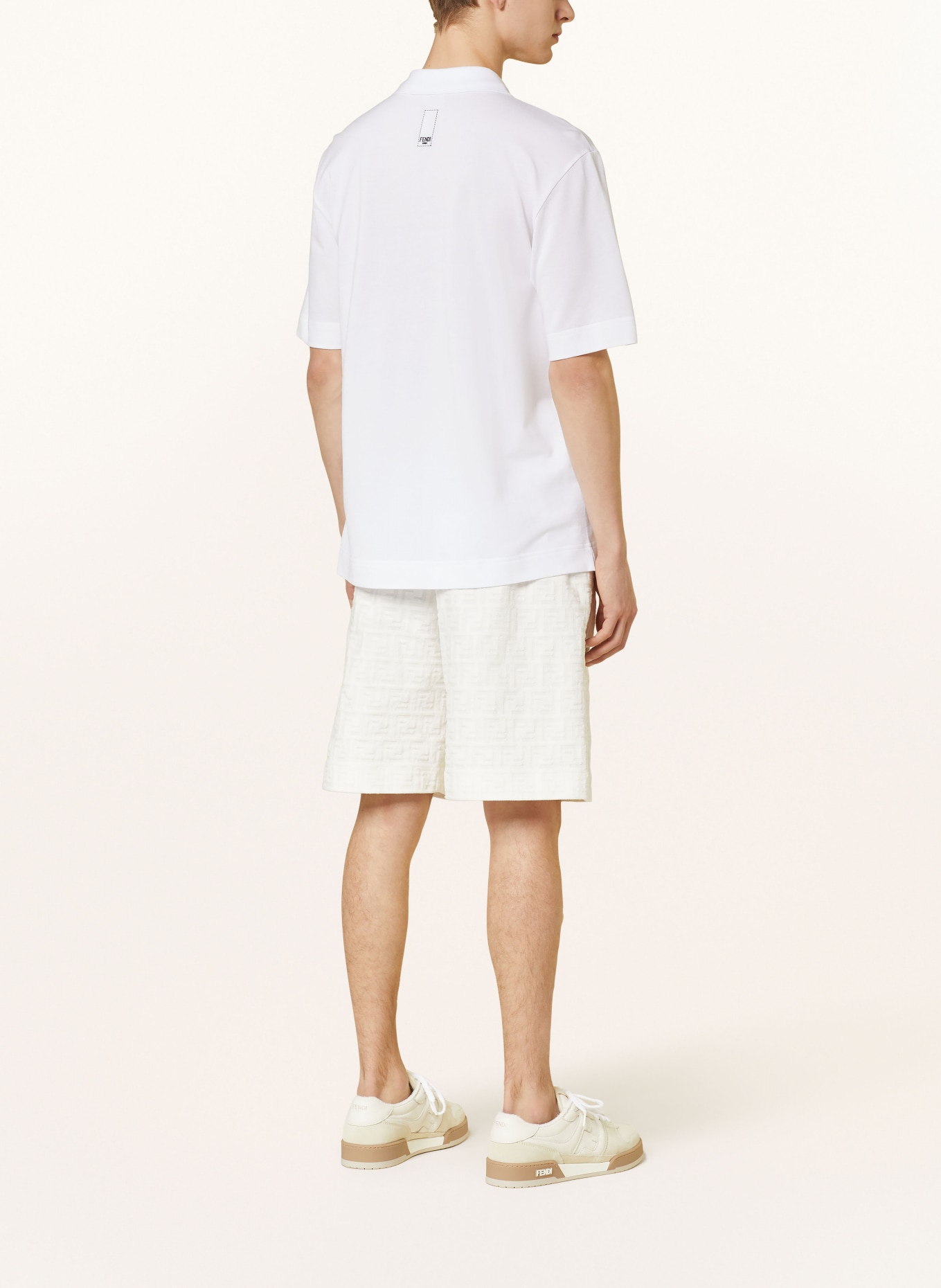FENDI Sweat shorts, Color: ECRU (Image 3)