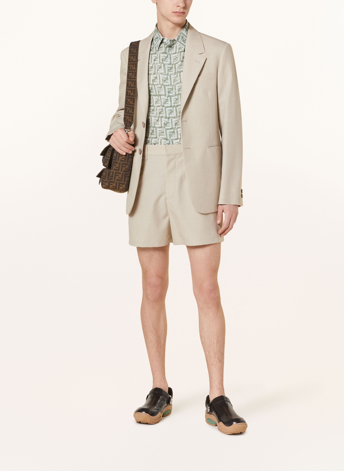 FENDI Oblekové kalhoty: F1MTE GIOGIOBA