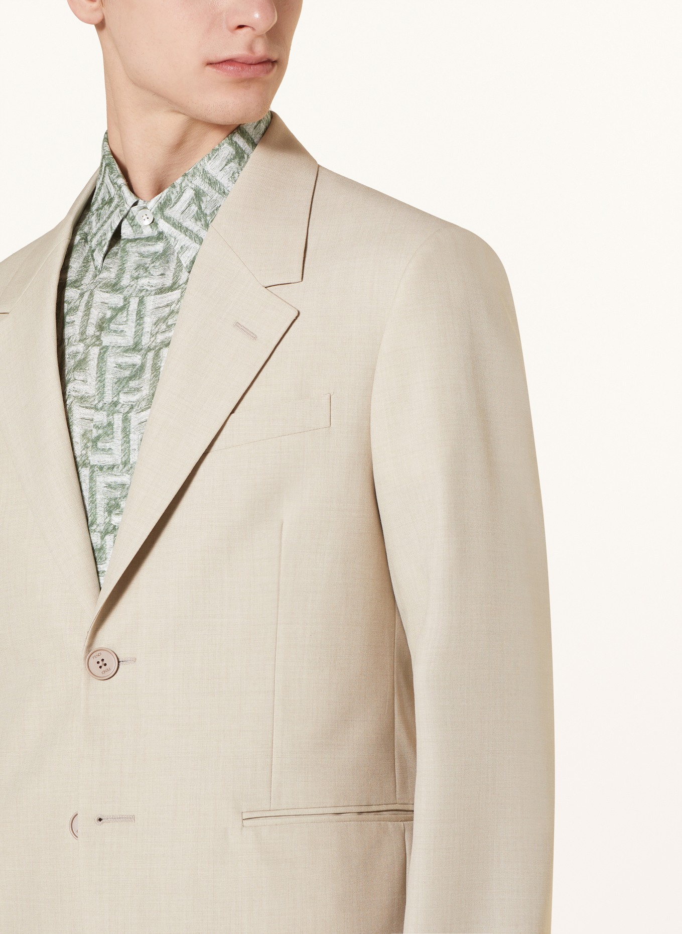 FENDI Suit jacket extra slim fit, Color: F1MTE GIOGIOBA (Image 5)