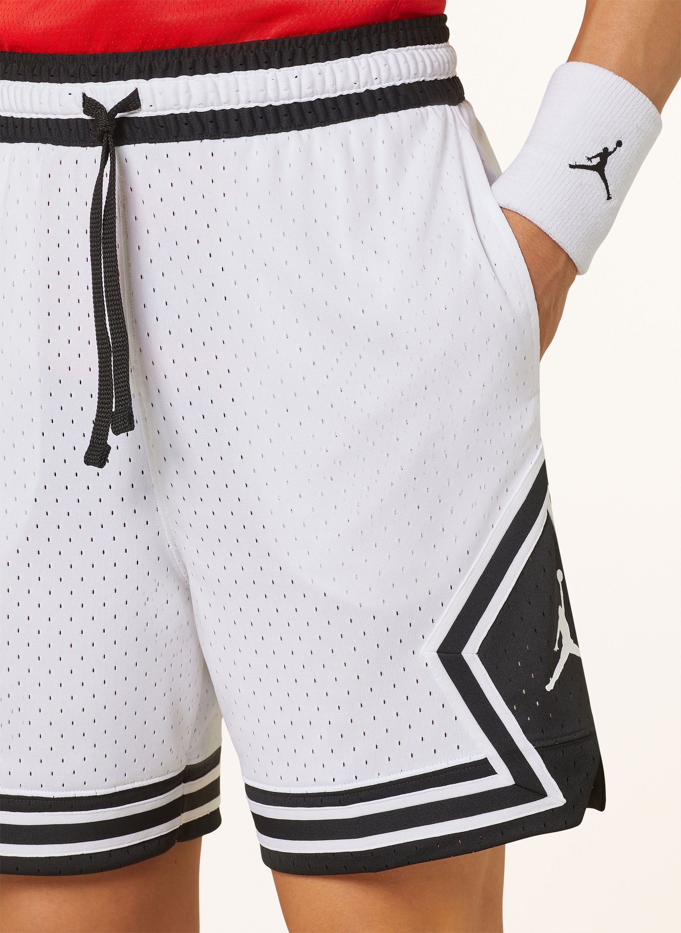 JORDAN Basketball shorts DRI-FIT SPORT, Color: WHITE/ BLACK (Image 5)