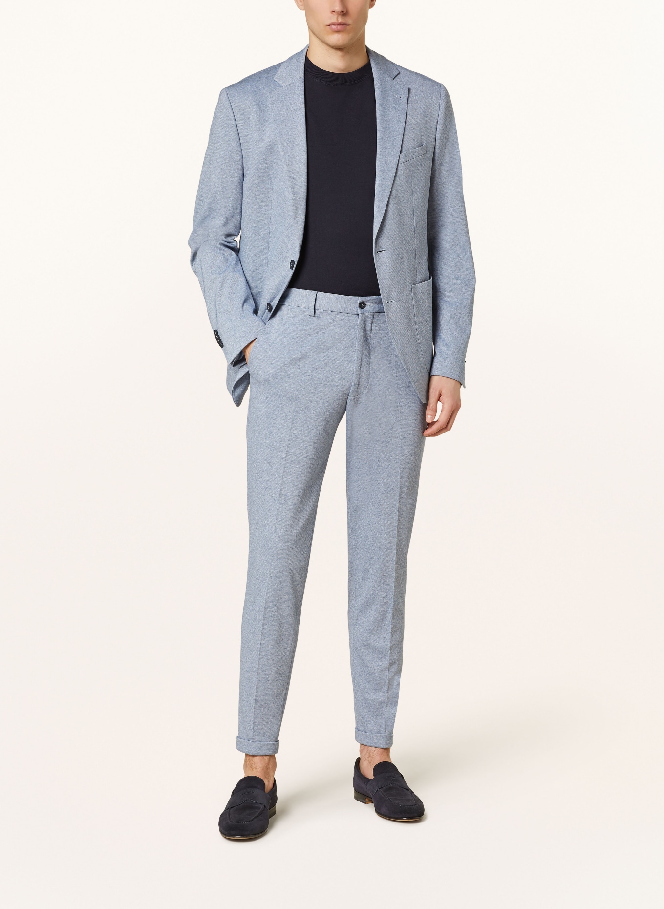 CINQUE Oblekové kalhoty CIBODO Extra Slim Fit z žerzeje, Barva: 68 dunkelblau (Obrázek 2)