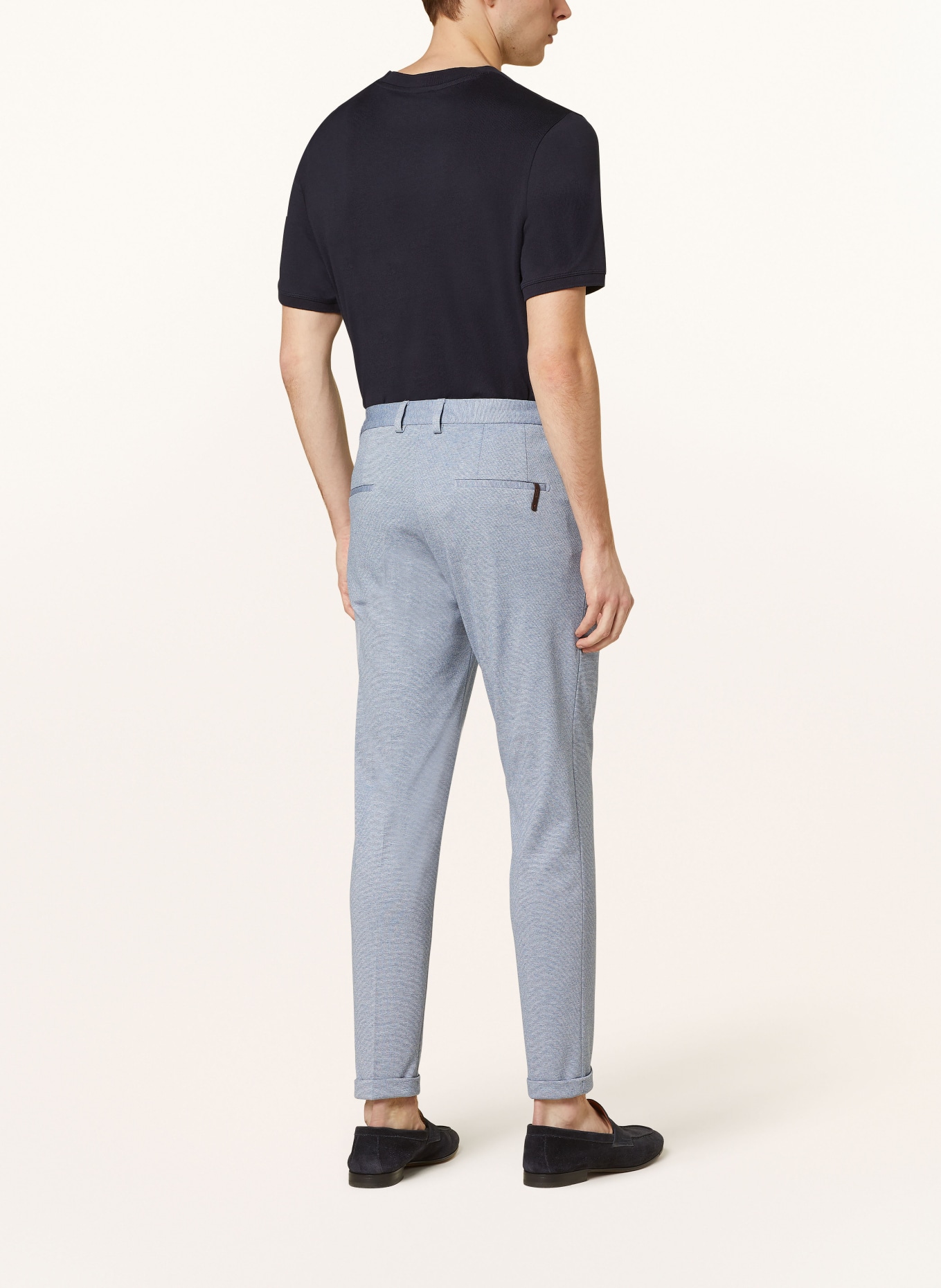 CINQUE Oblekové kalhoty CIBODO Extra Slim Fit z žerzeje, Barva: 68 dunkelblau (Obrázek 4)