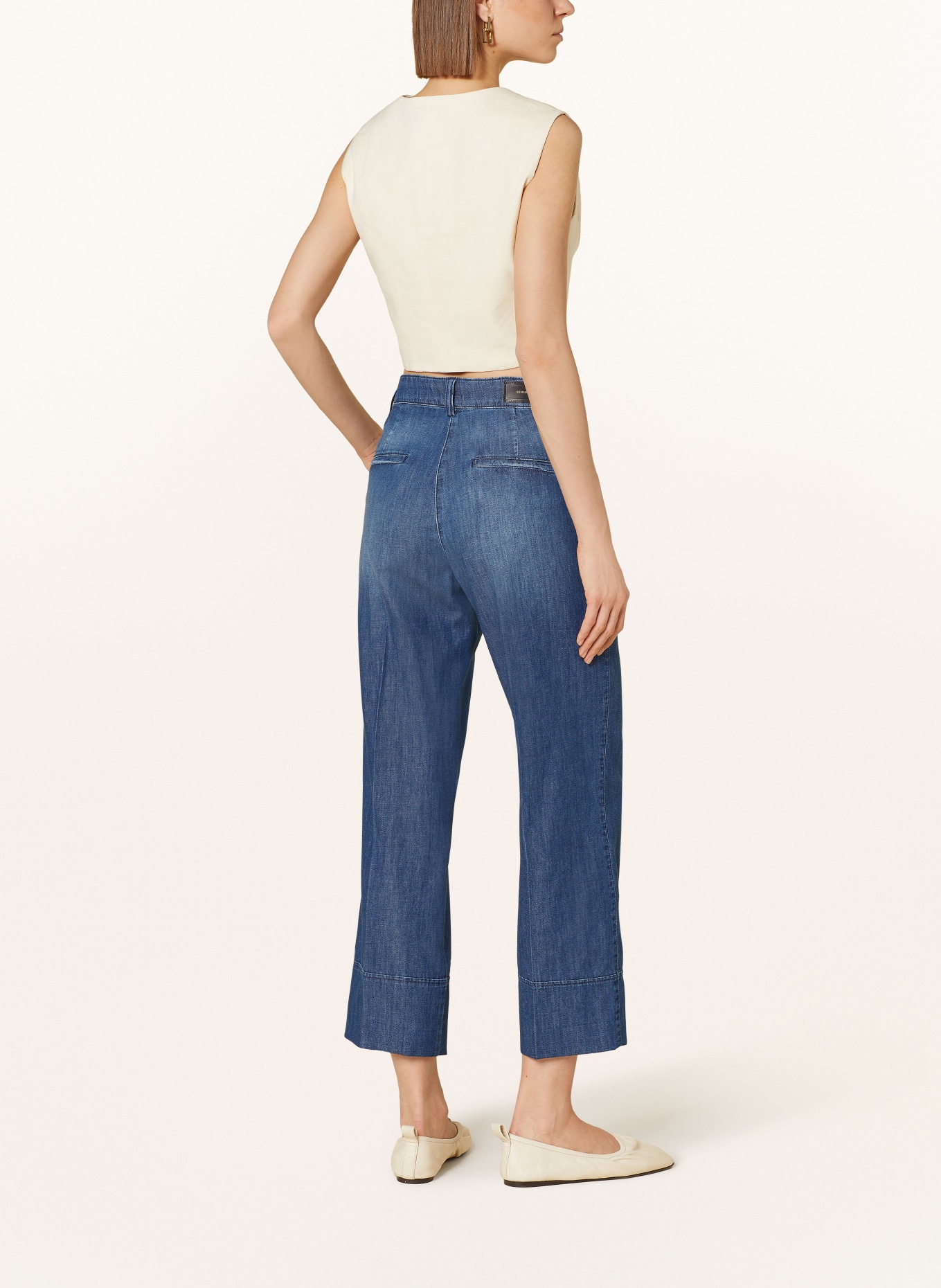 SEDUCTIVE Jeans-Culotte MIA, Farbe: 861 USED BLUE (Bild 3)