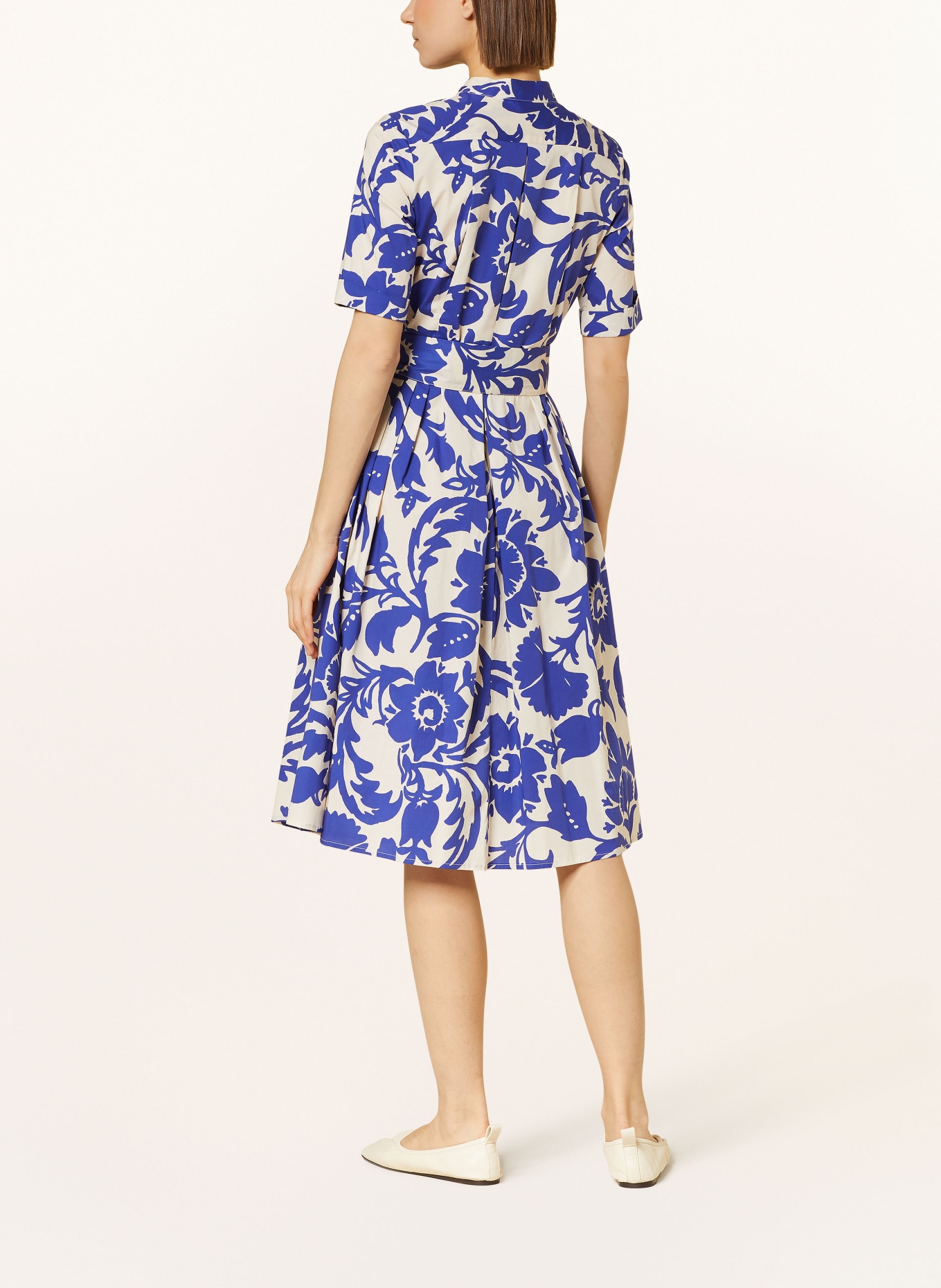 lilienfels Shirt dress, Color: WHITE/ BLUE (Image 3)