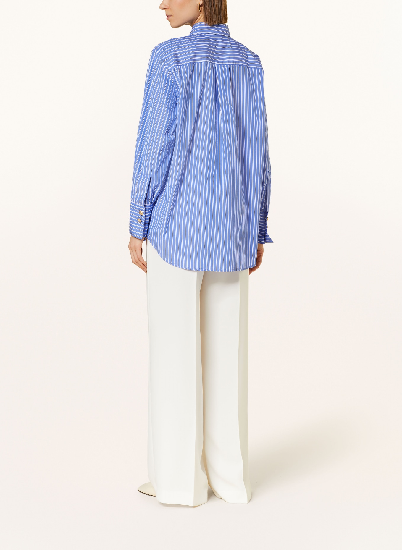 lilienfels Shirt blouse, Color: BLUE/ WHITE/ DARK BLUE (Image 3)
