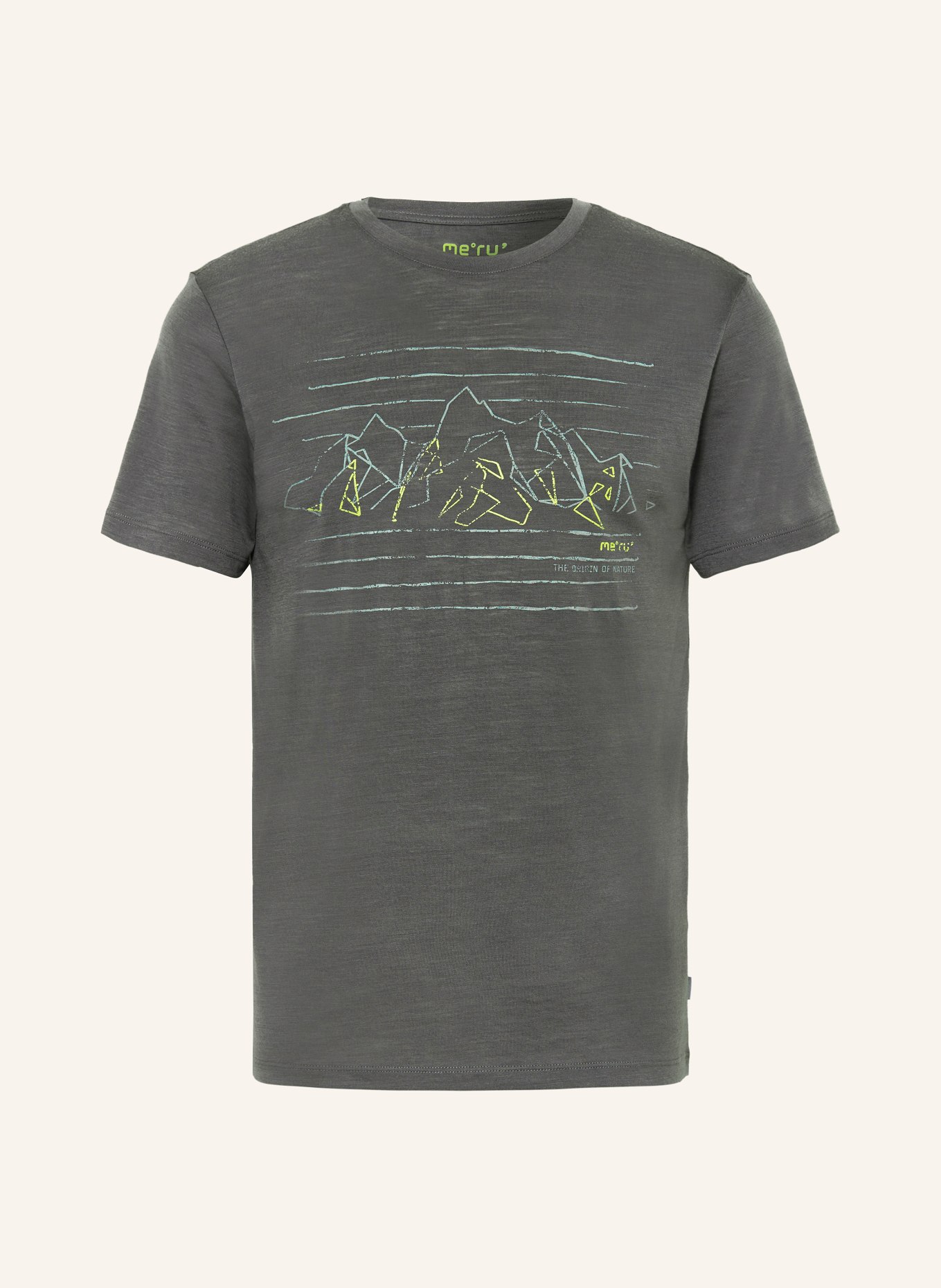 me°ru' T-shirt LORDELO, Kolor: SZARY (Obrazek 1)
