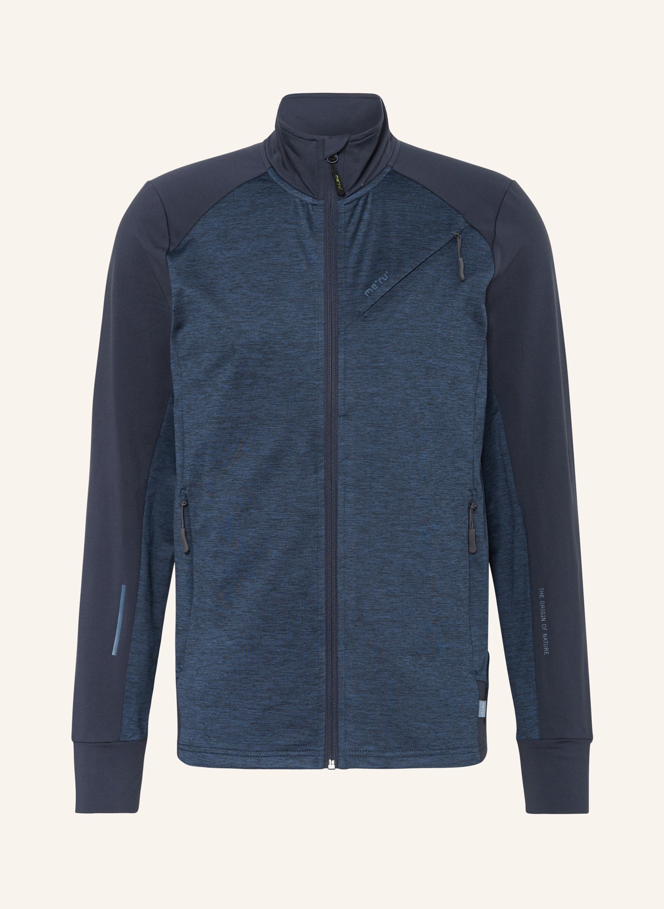 me°ru' Mid-layer jacket BORBA, Color: DARK BLUE/ BLUE (Image 1)