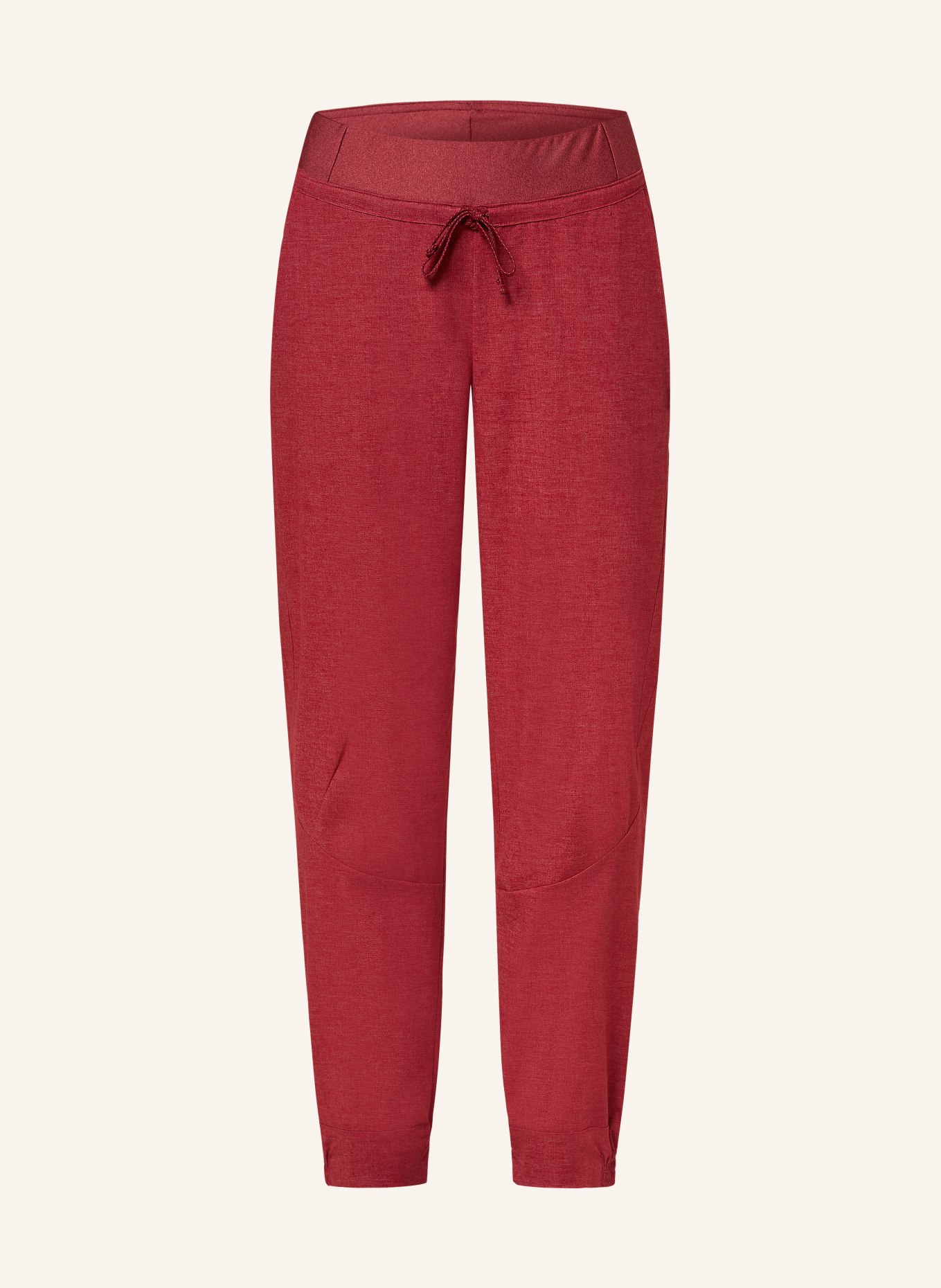 me°ru' Trekking pants VALENCE, Color: DARK RED (Image 1)