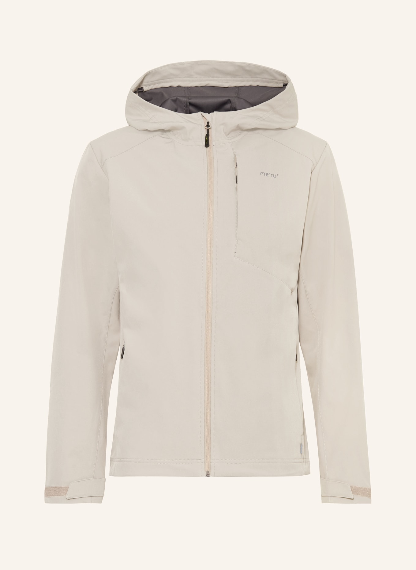 me°ru' Outdoor jacket NANCY, Color: LIGHT GRAY (Image 1)