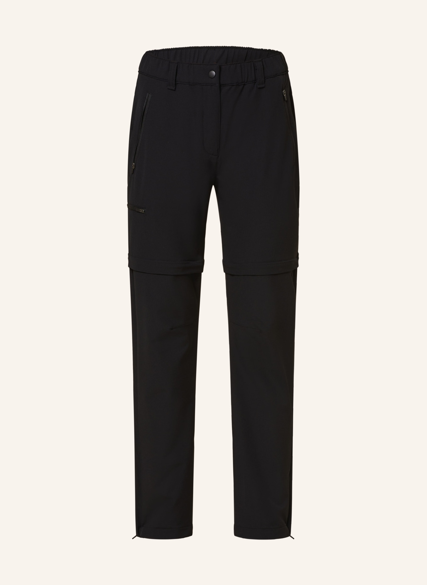 me°ru' Spodnie z odpinanymi nogawkami CLAMART: CZARNY