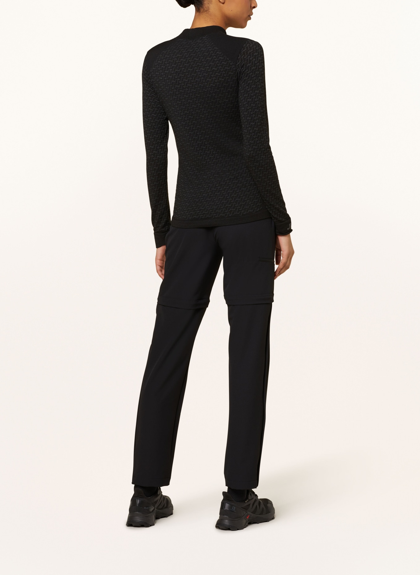 me°ru' Spodnie z odpinanymi nogawkami CLAMART: CZARNY