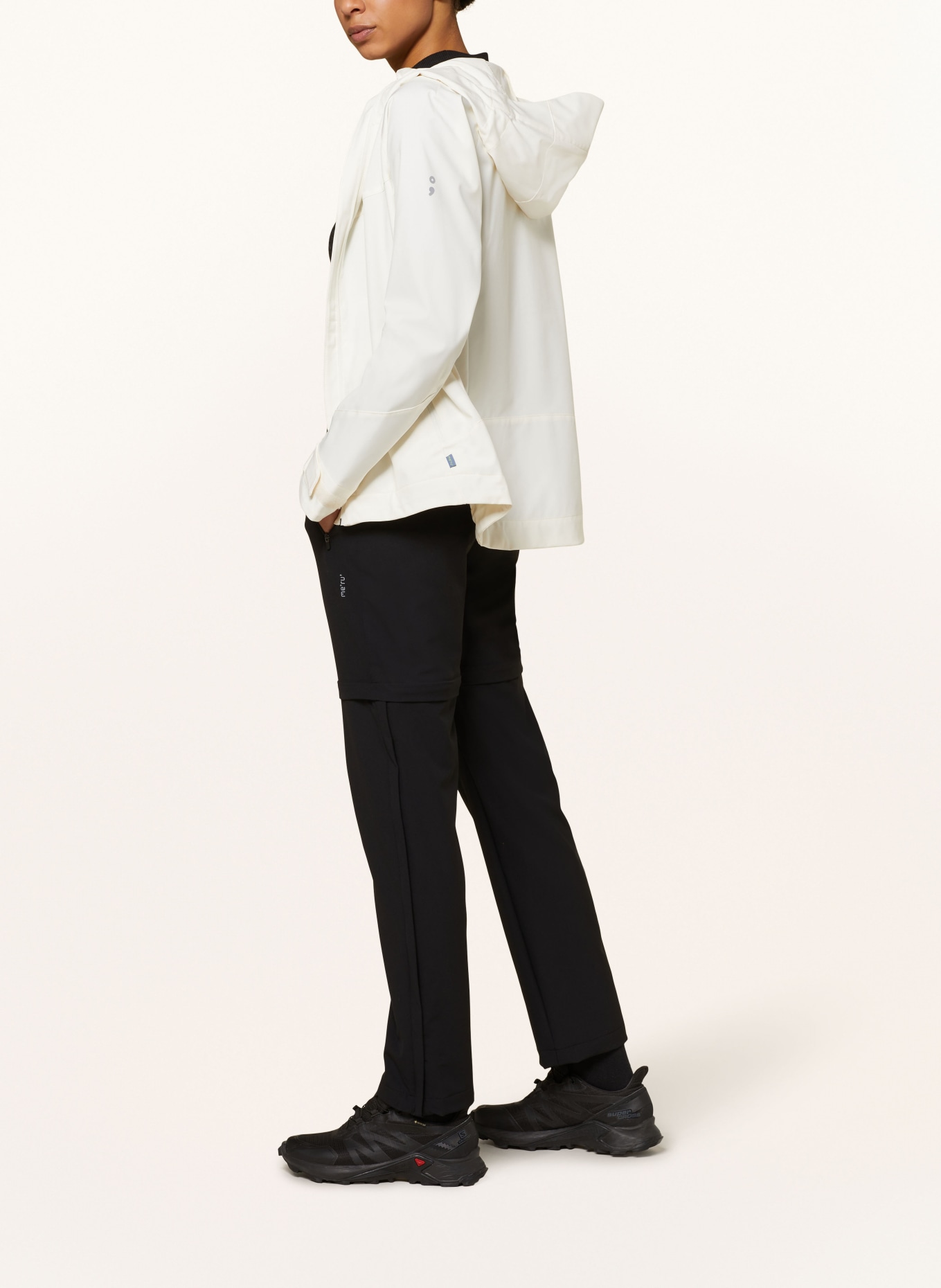 me°ru' Spodnie z odpinanymi nogawkami CLAMART: CZARNY