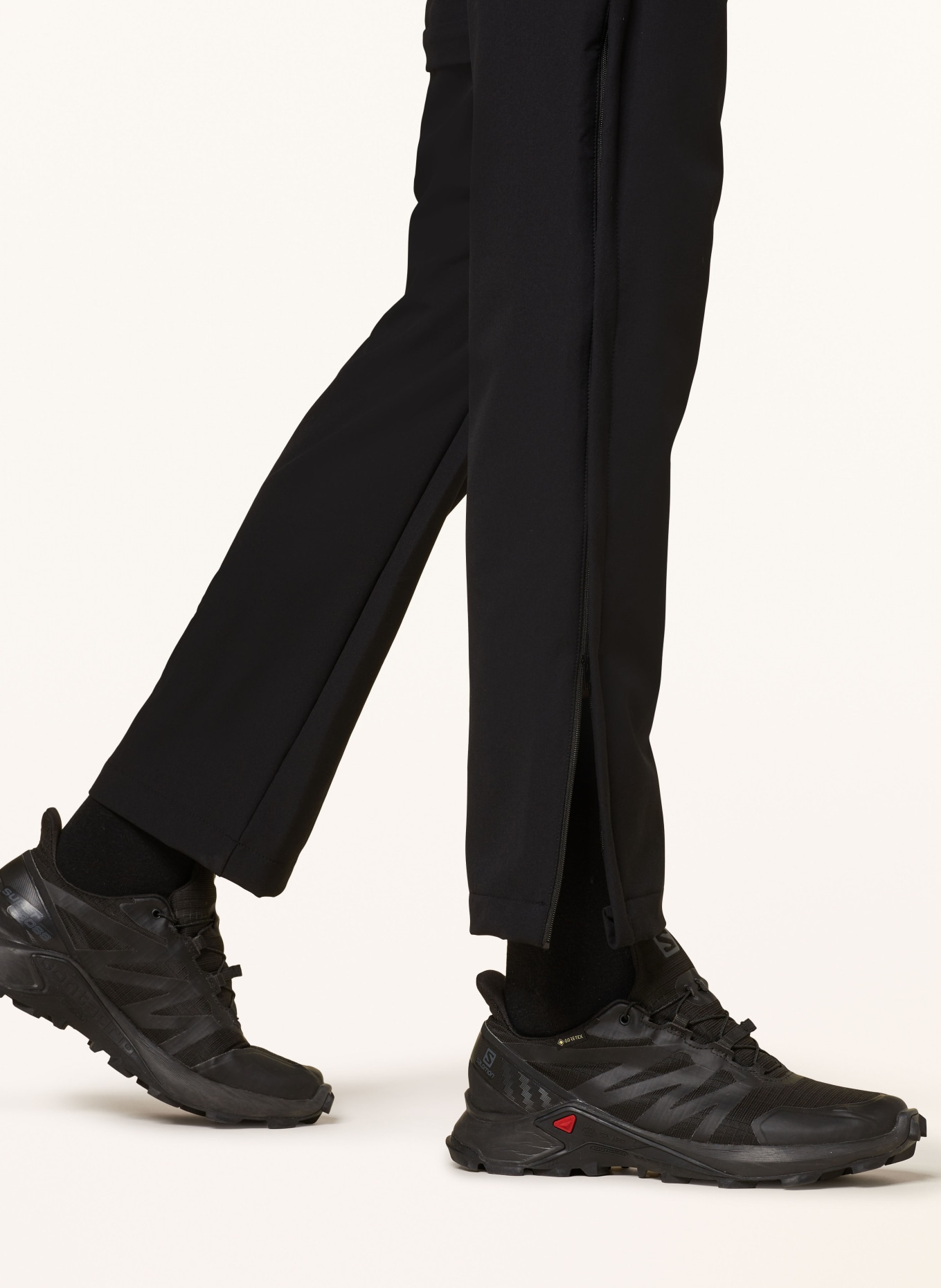 me°ru' Spodnie z odpinanymi nogawkami CLAMART: CZARNY