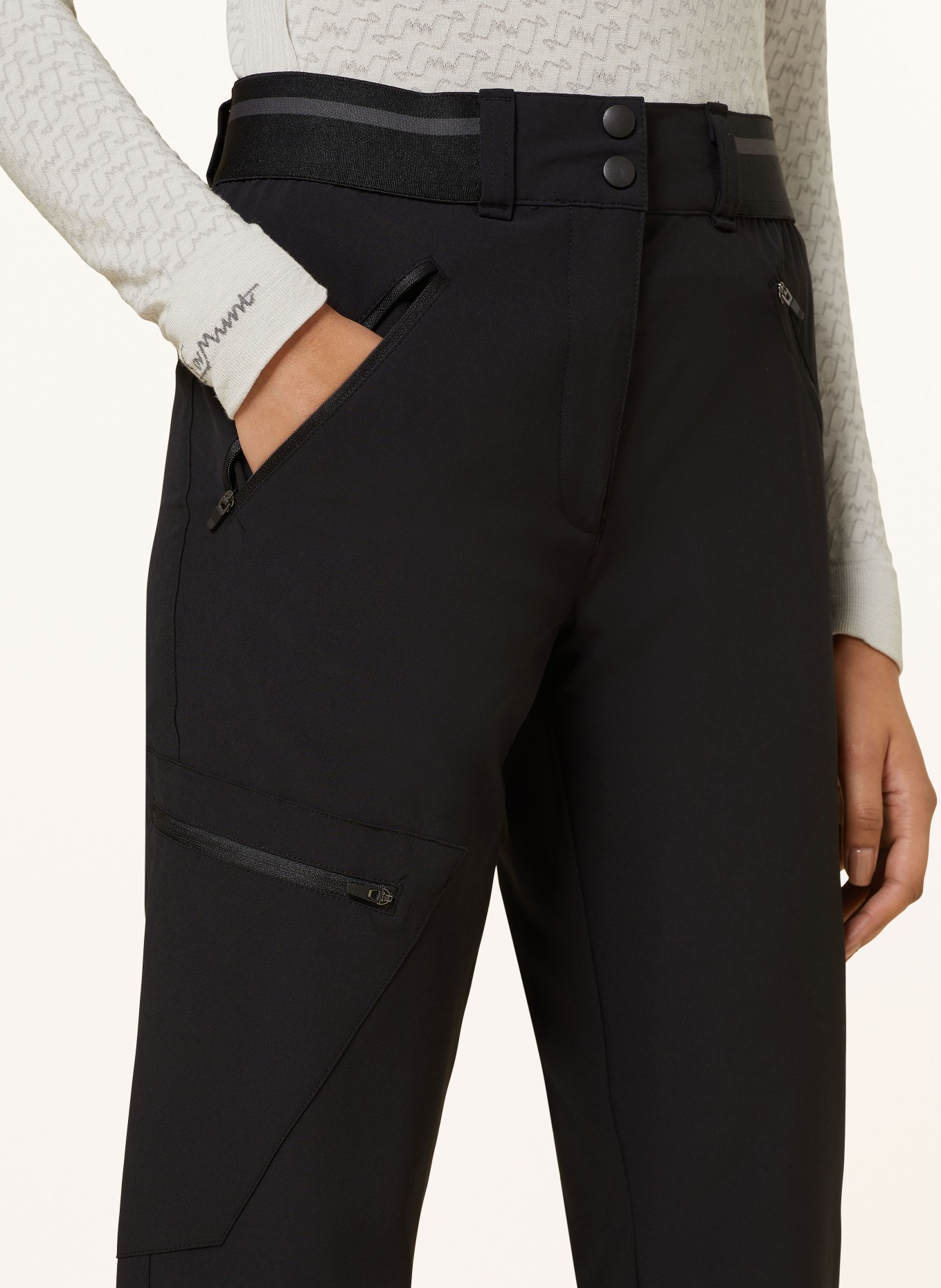 me°ru' Trekkinghose SILVES: SCHWARZ