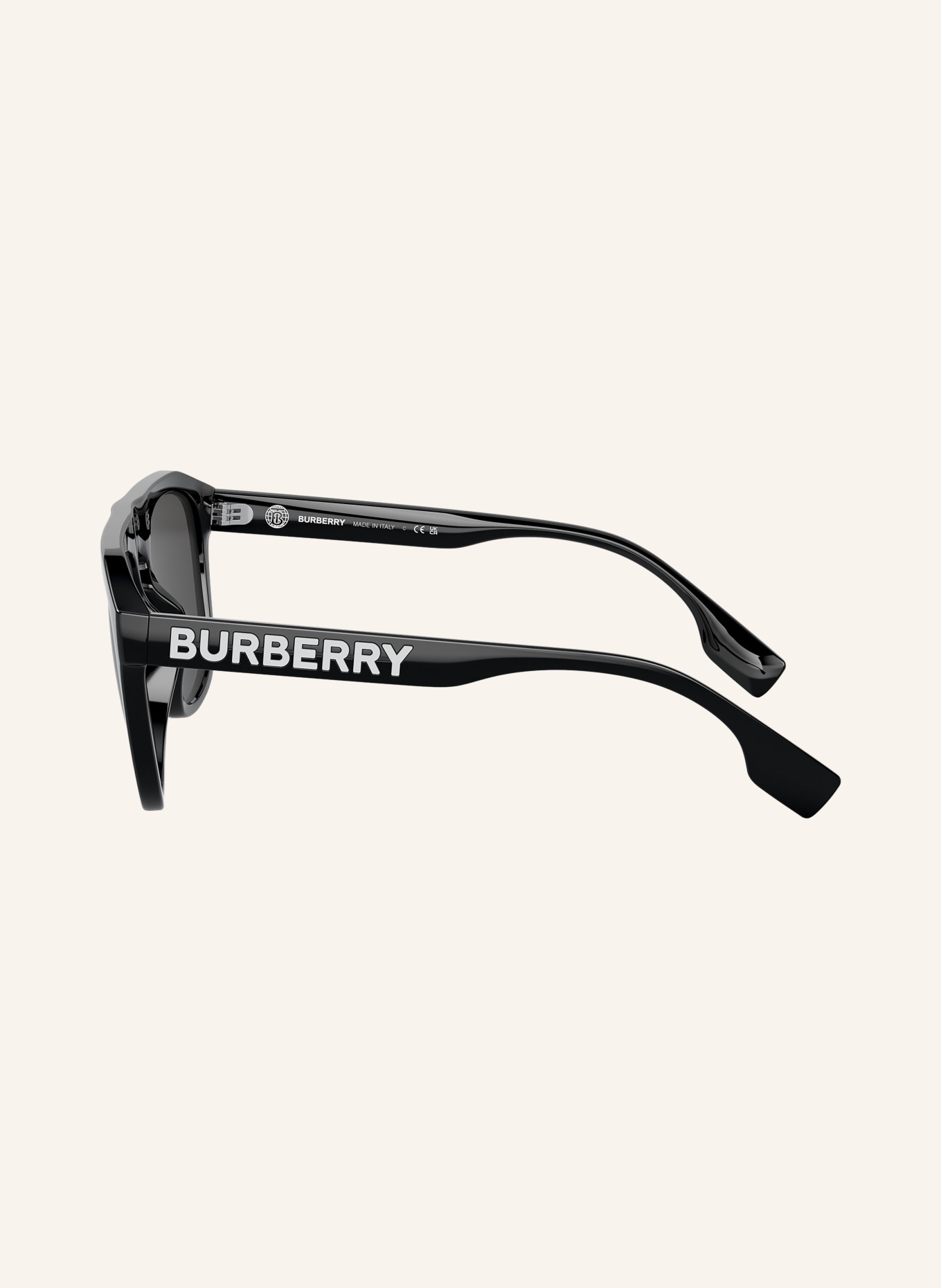 BURBERRY Sonnenbrille BE4396U, Farbe: 300187 - SCHWARZ/ GRAU (Bild 3)