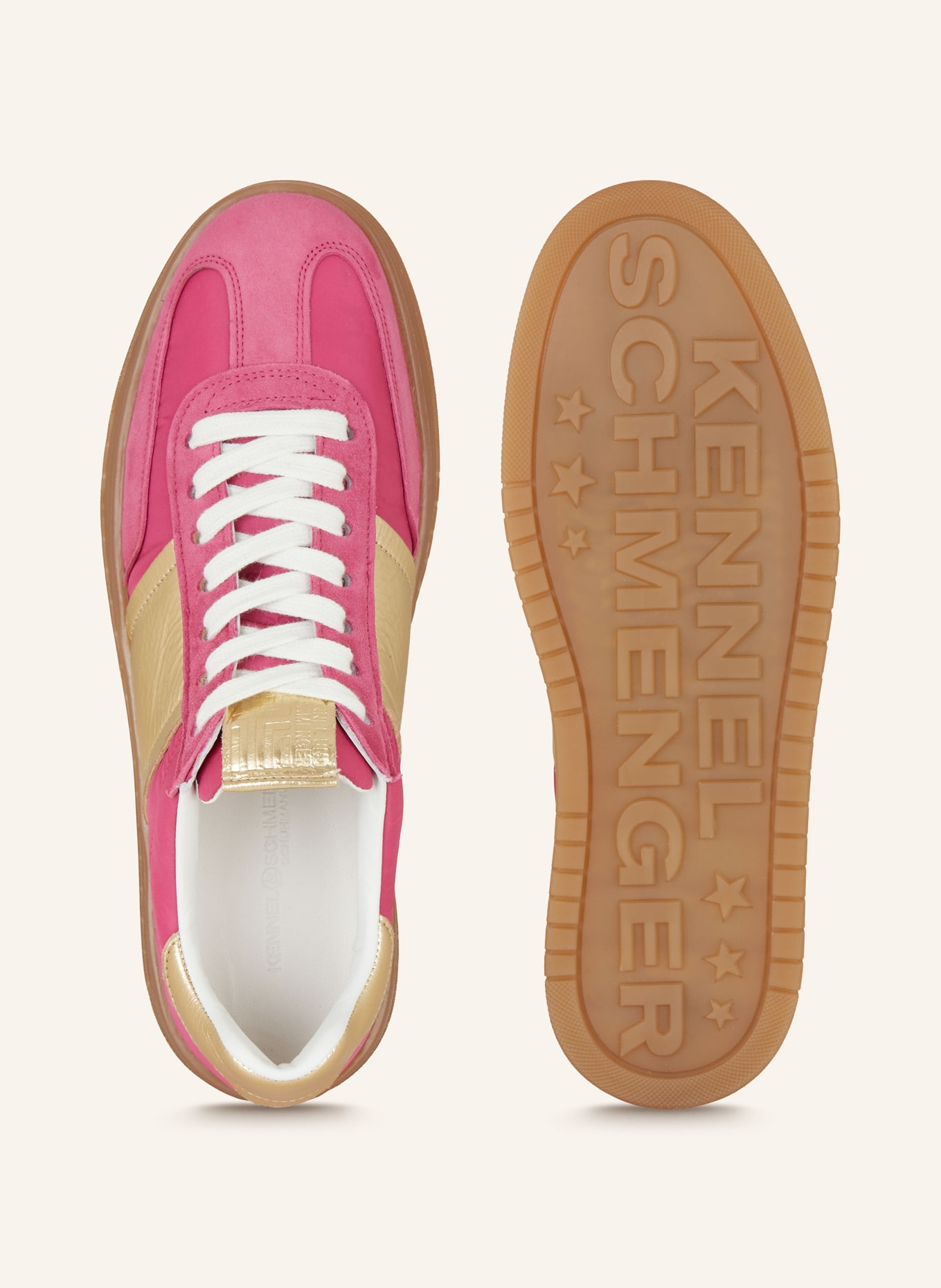 KENNEL & SCHMENGER Sneaker DRIFT, Farbe: PINK/ GOLD (Bild 5)