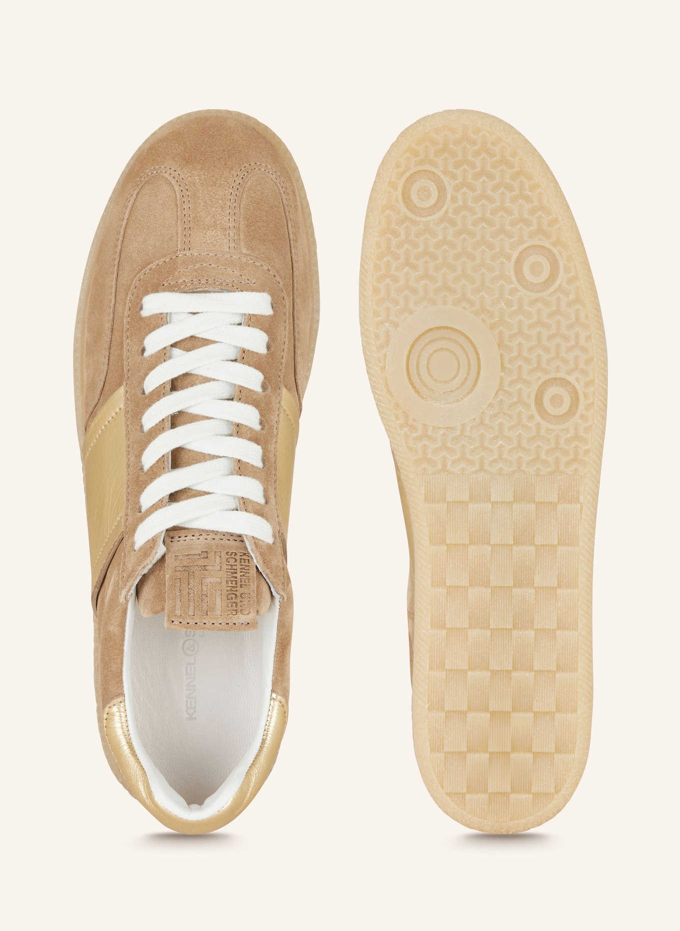 KENNEL & SCHMENGER Sneaker CRACK, Farbe: BRAUN/ GOLD (Bild 5)