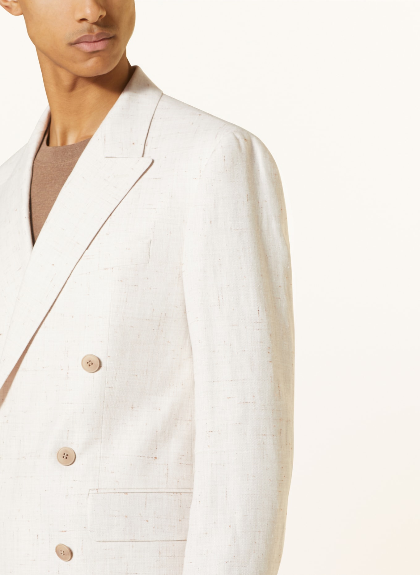 STRELLSON Suit jacket ASHTON slim fit with linen, Color: 115 Open White                 115 (Image 5)