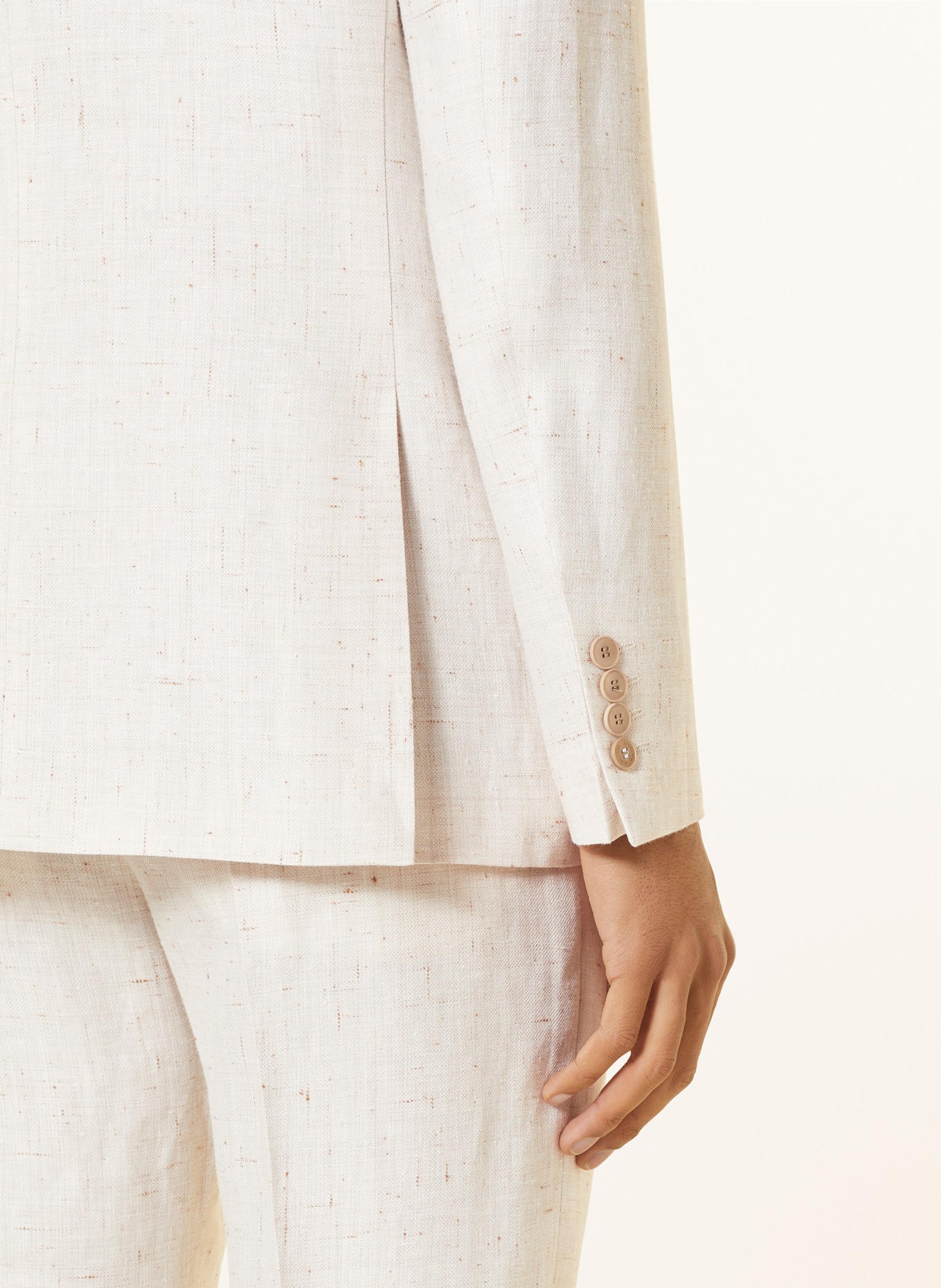 STRELLSON Suit jacket ASHTON slim fit with linen, Color: 115 Open White                 115 (Image 6)