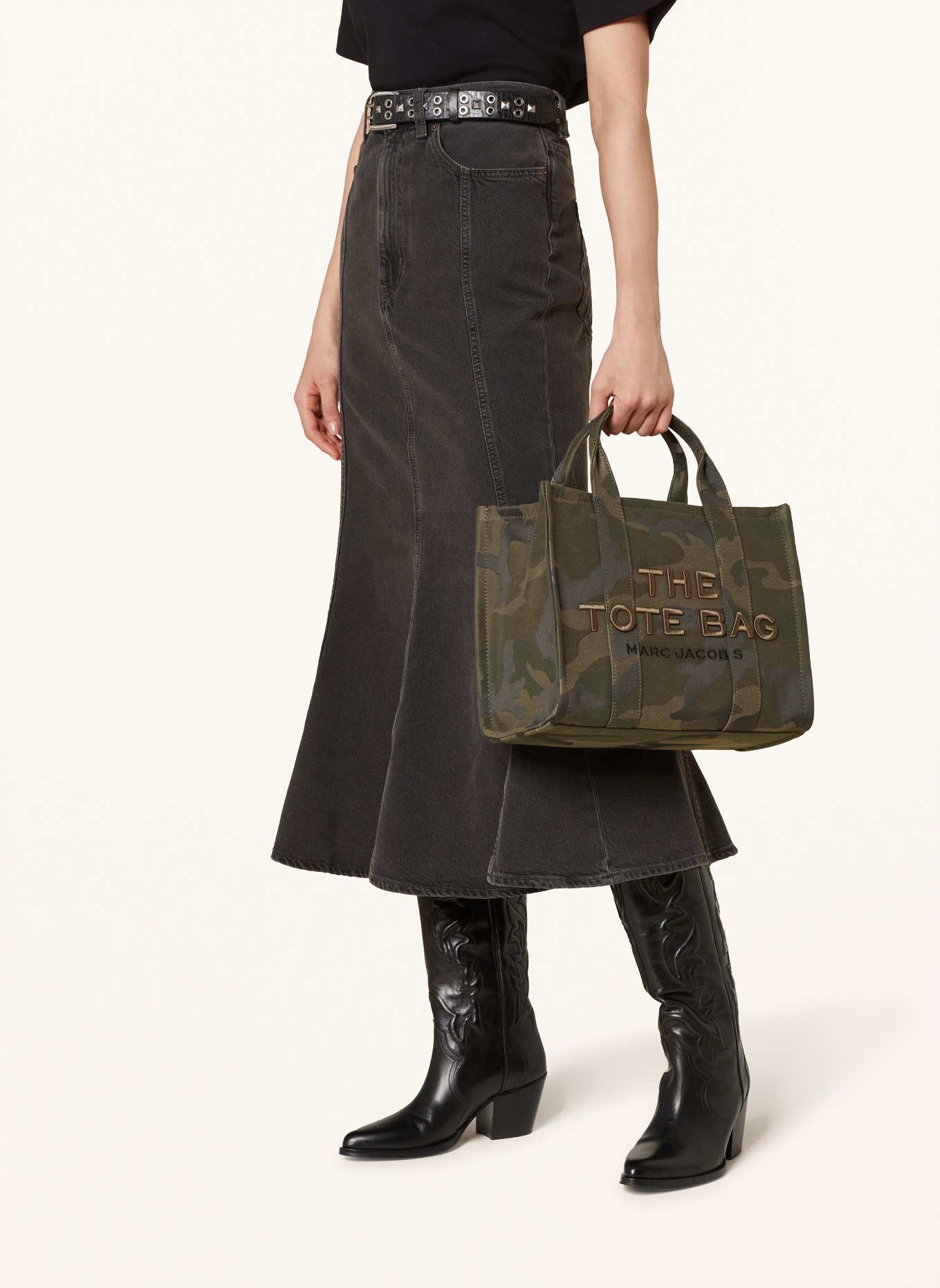 MARC JACOBS Handbag THE MEDIUM TOTE BAG, Color: KHAKI/ OLIVE (Image 4)