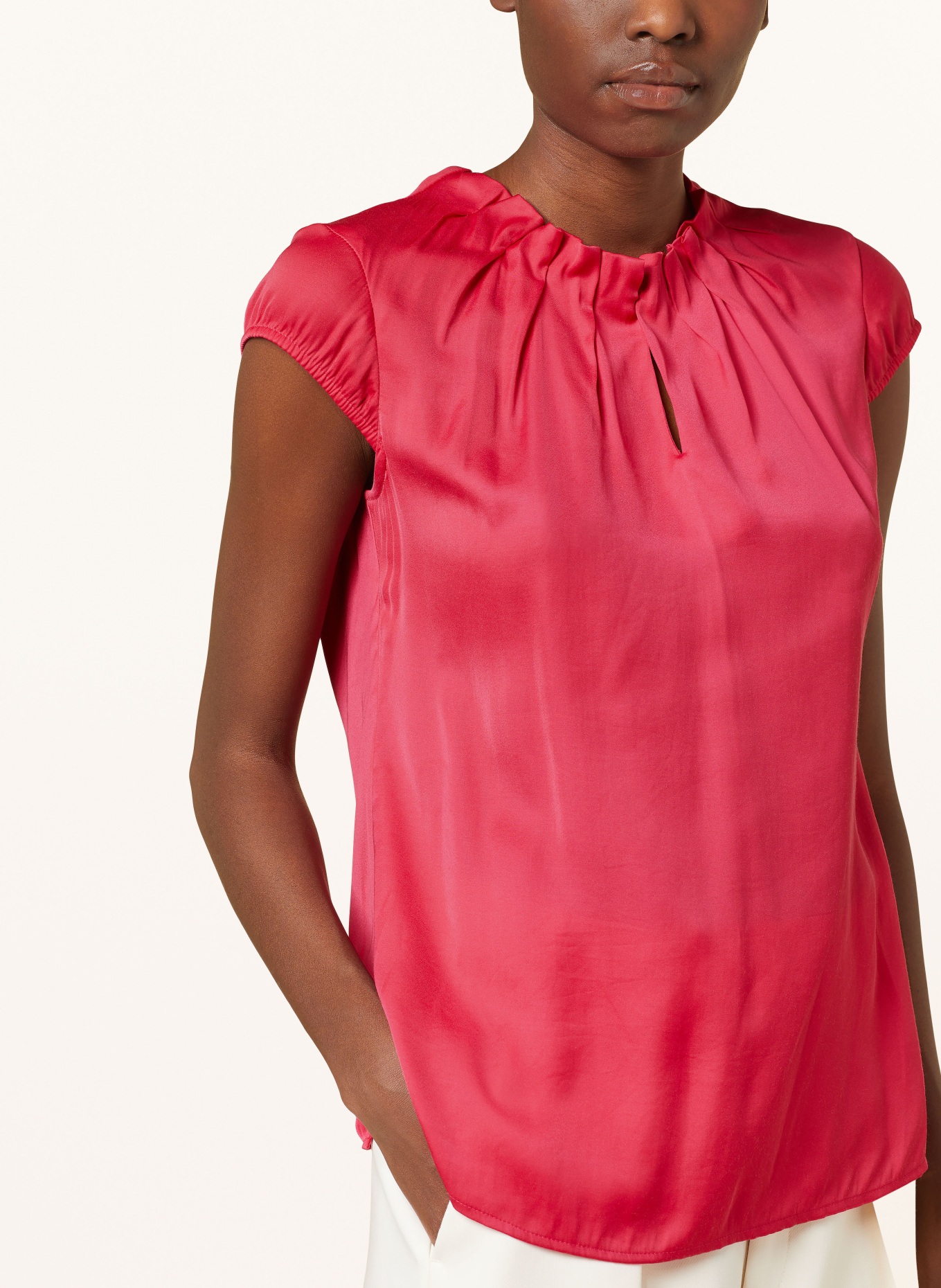 comma Shirt blouse, Color: PINK (Image 4)