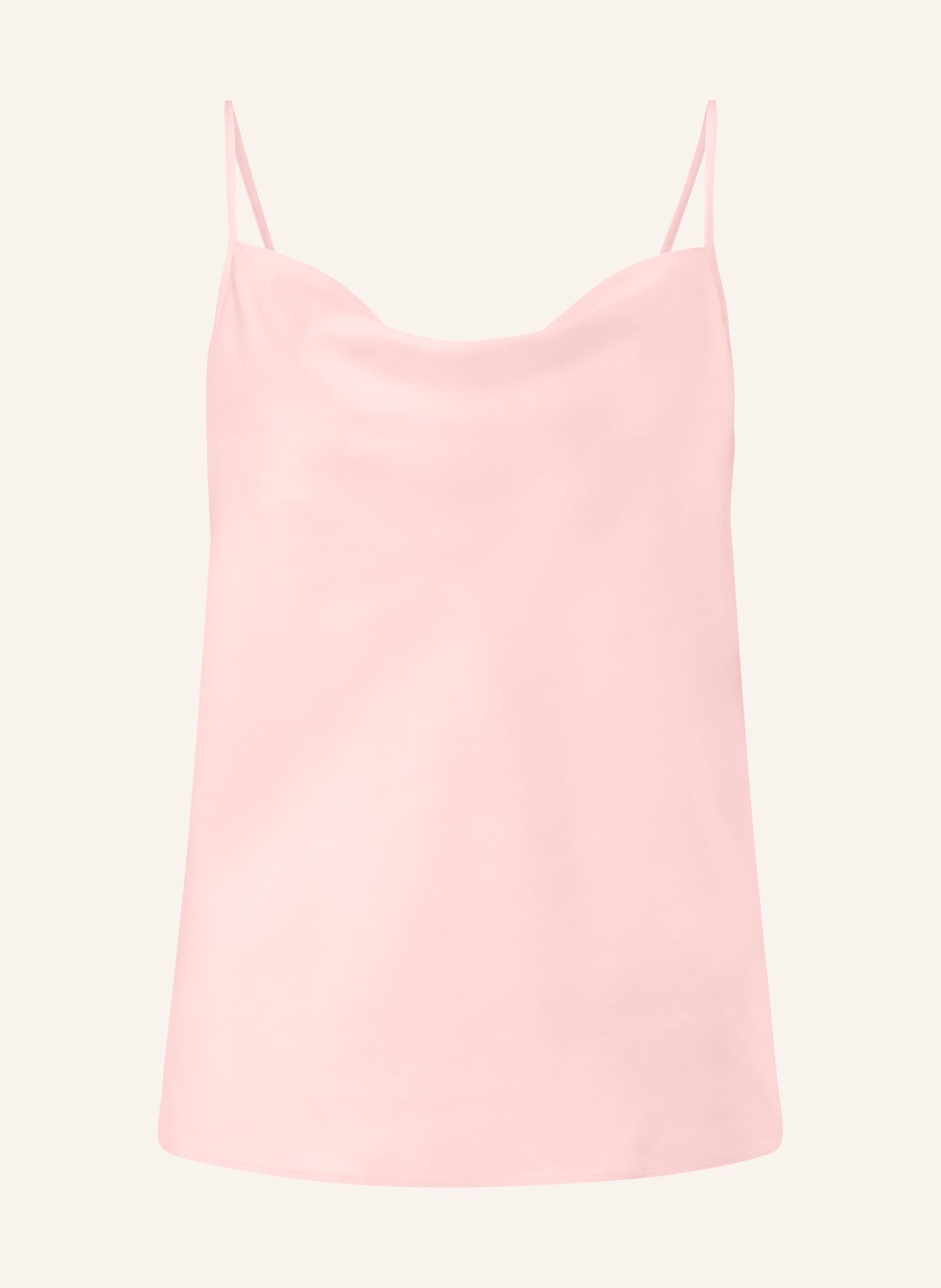 comma Blouse top in satin, Color: PINK (Image 1)