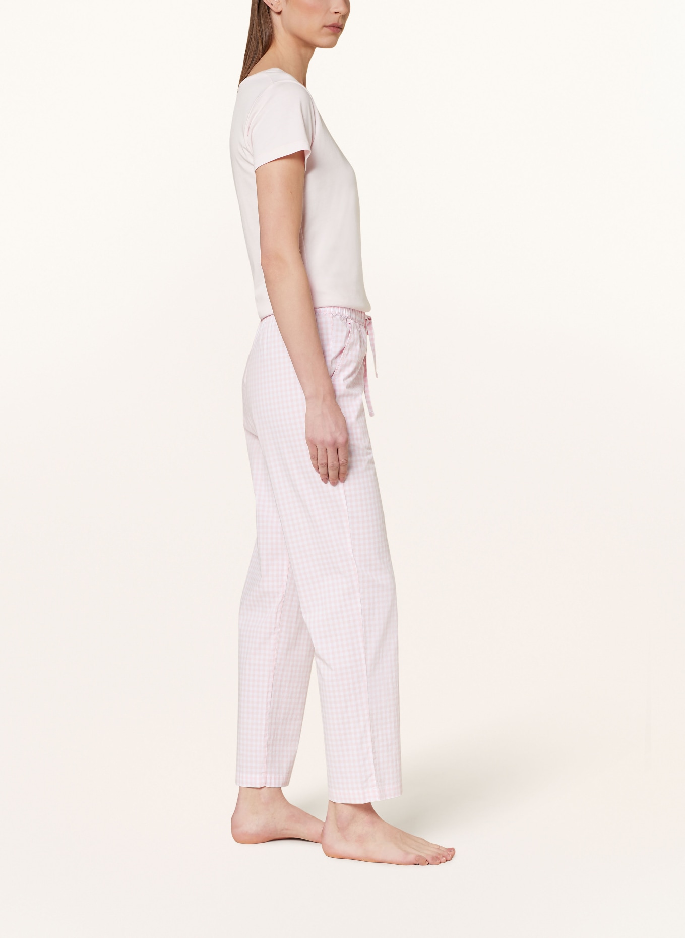 darling harbour Pajama pants, Color: PINK/ WHITE (Image 4)