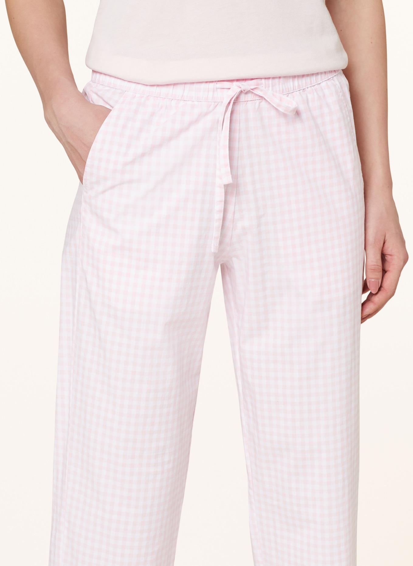 darling harbour Pajama pants: PINK / WHITE