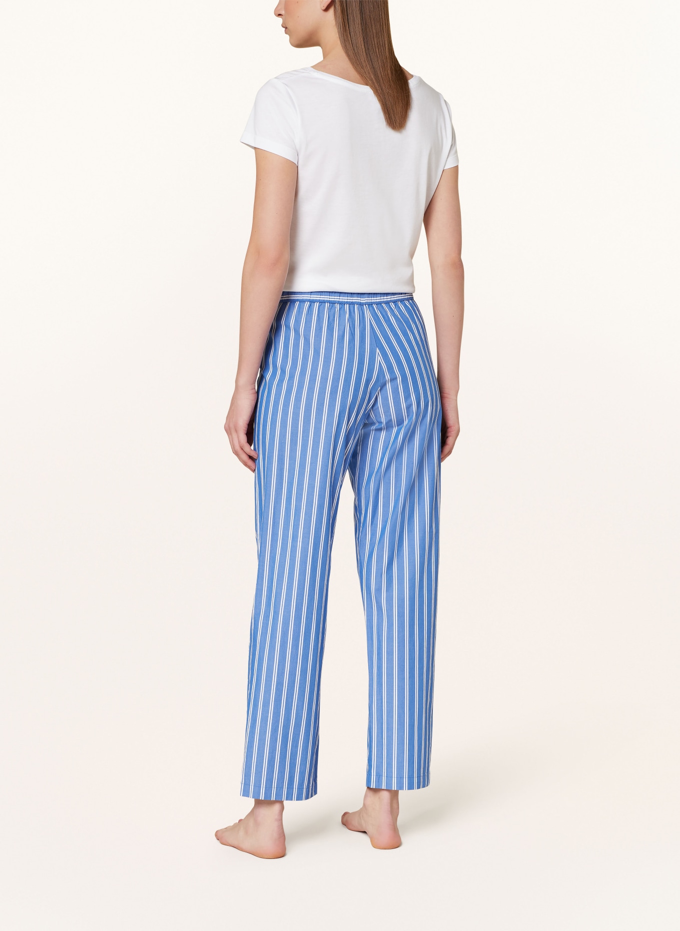 darling harbour Pajama pants, Color: BLUE/ WHITE (Image 3)