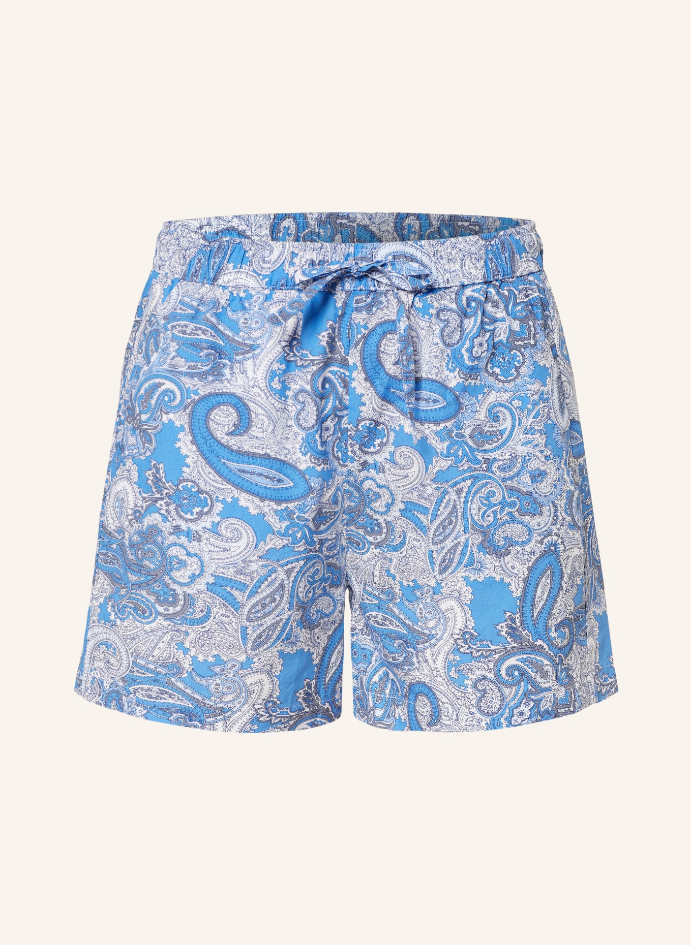 darling harbour Pajama shorts, Color: BLUE/ WHITE (Image 1)