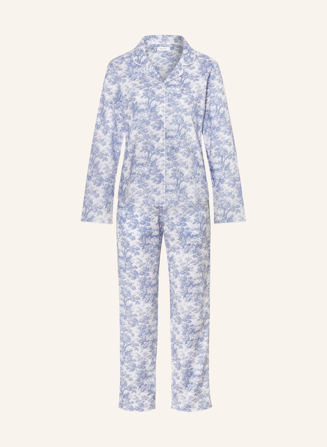 darling harbour Pajamas, Color: BLUE/ WHITE (Image 1)
