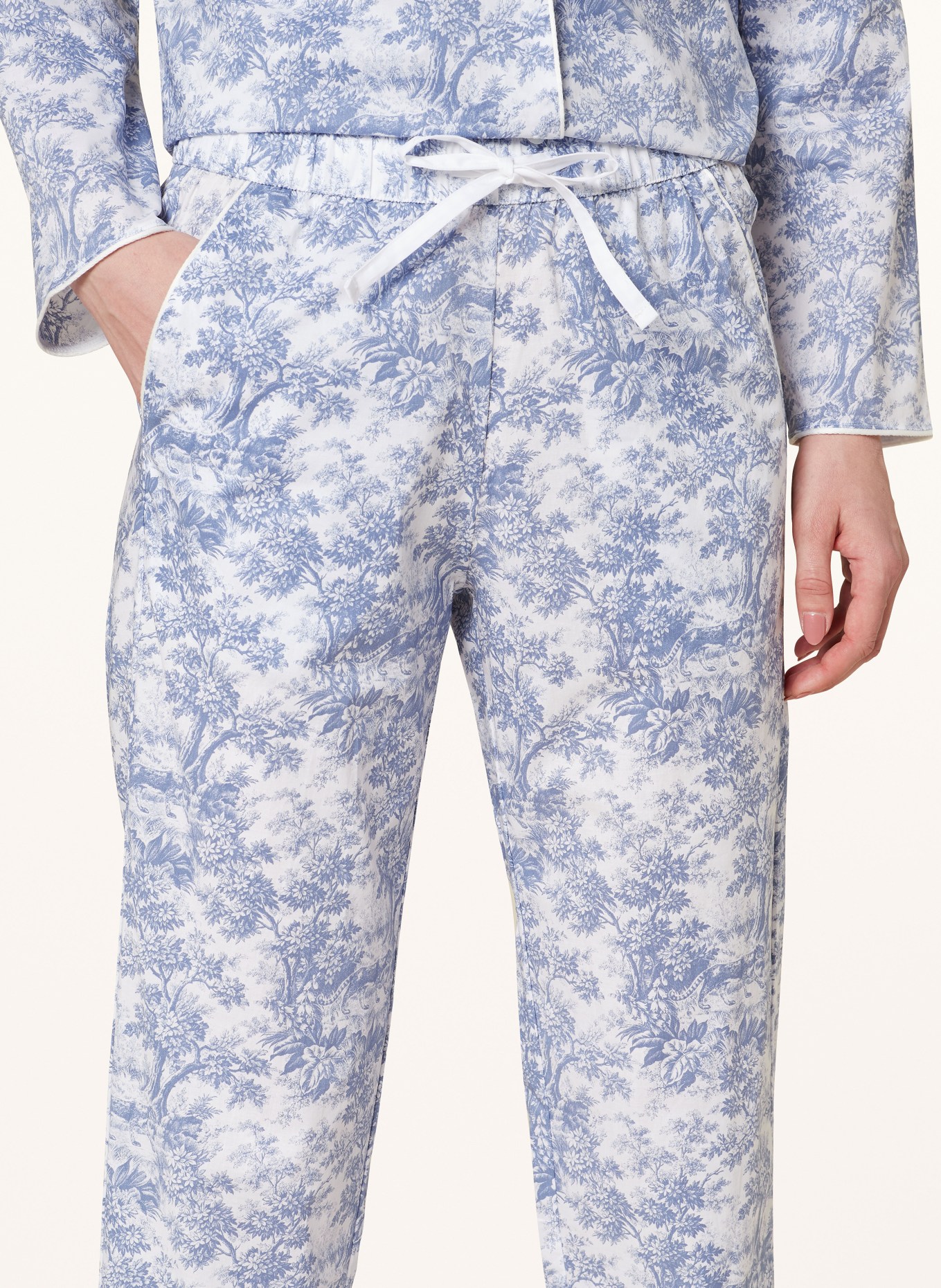 darling harbour Pajamas, Color: BLUE/ WHITE (Image 5)