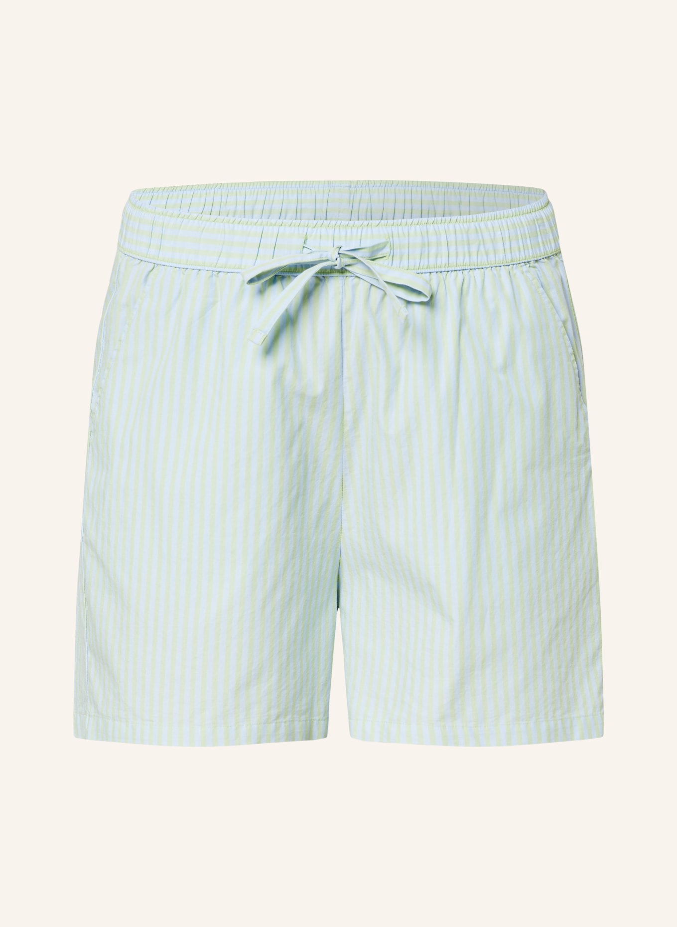 darling harbour Pajama shorts, Color: LIGHT GREEN/ LIGHT BLUE (Image 1)
